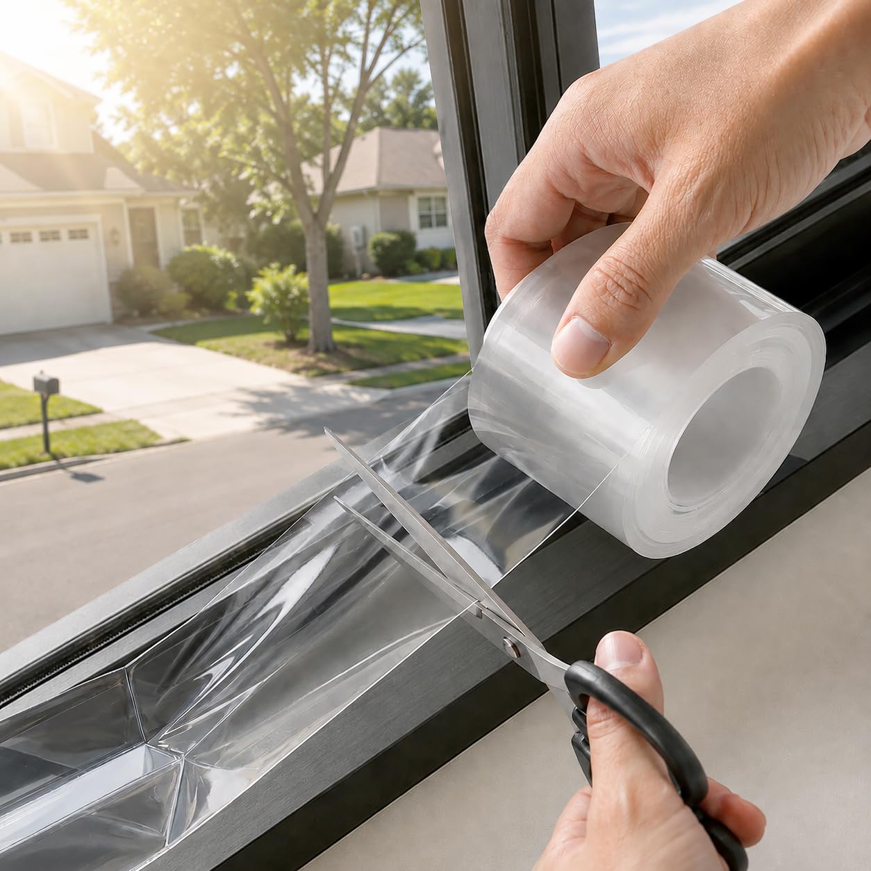 Transparent Window Weather Sealing Tape (33 Foot)