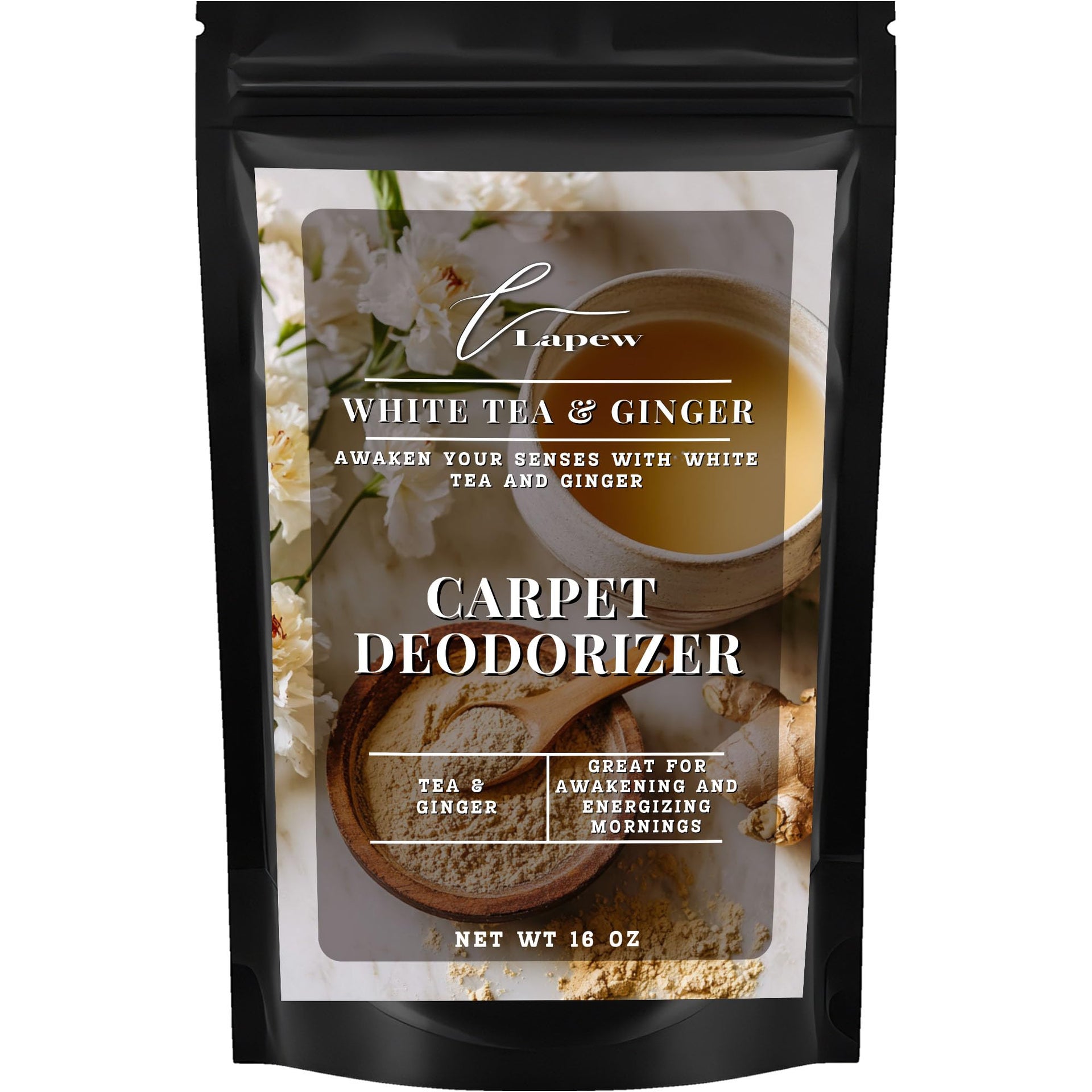 White Tea & Ginger Carpet Deodorizer Powder (16 Ounce)