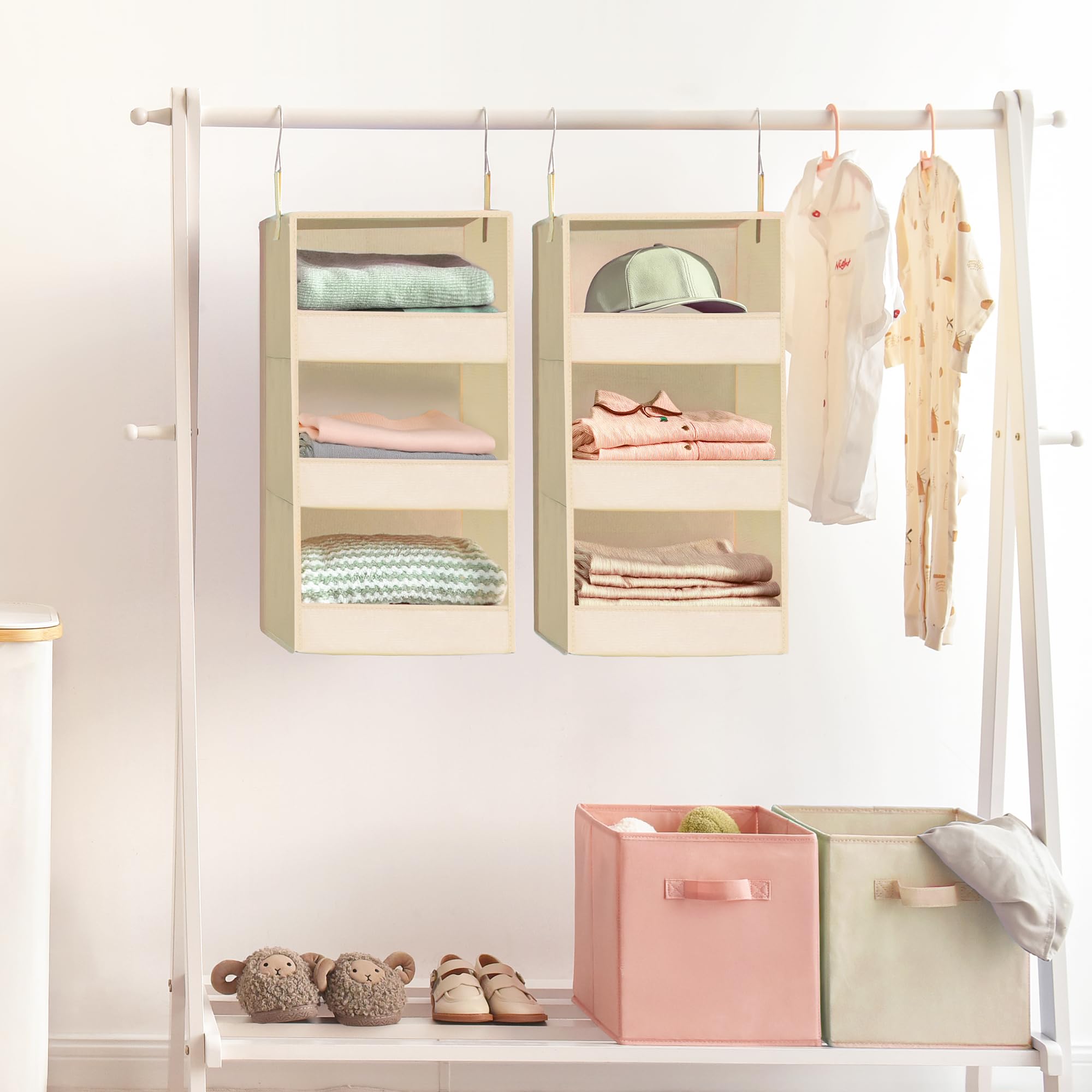 3 Shelf Hanging Closet Organizer (2 Count)