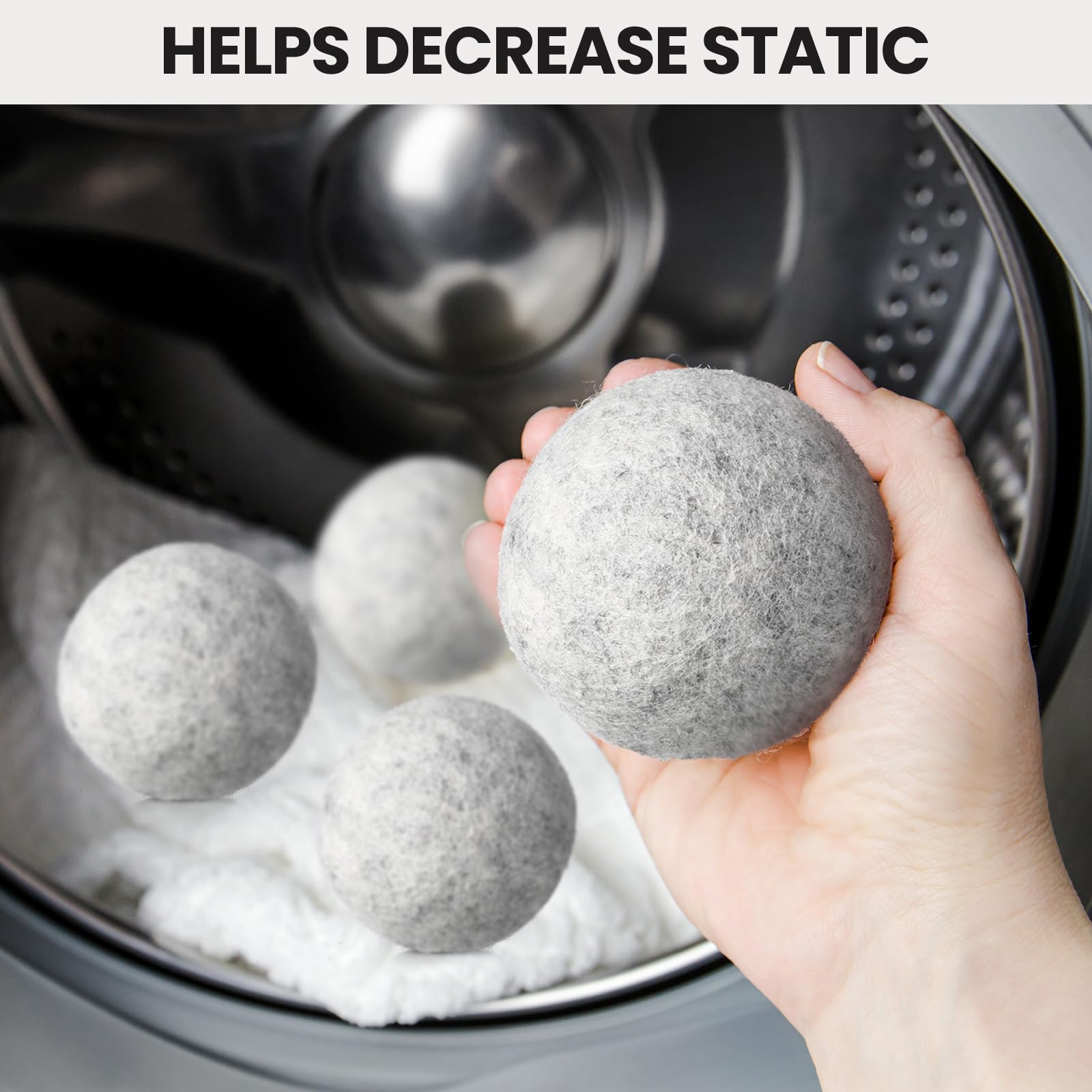 26 Pieces Wool Dryer Balls Set