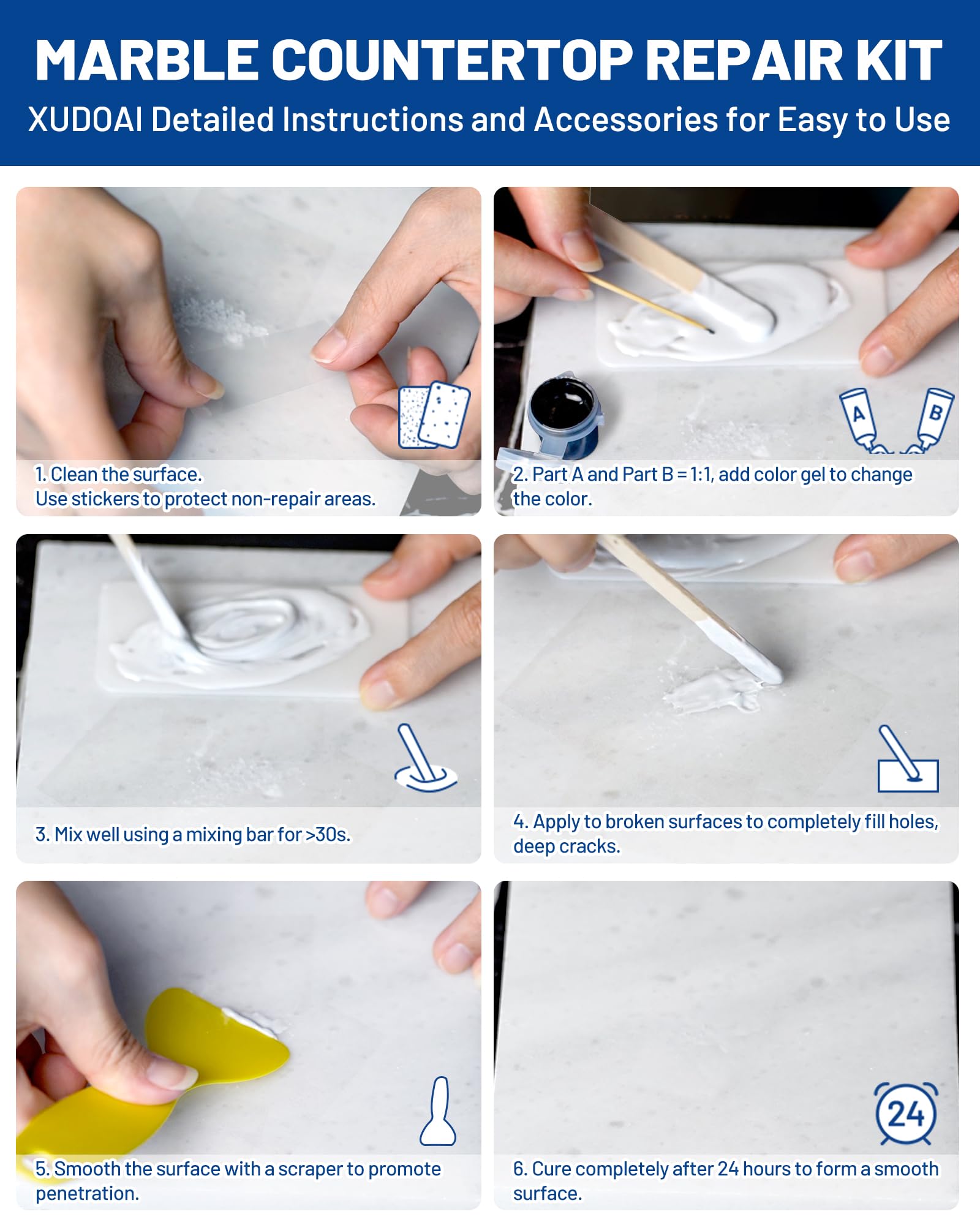 Marble and Granite Repair Kit (5.64 Ounce)