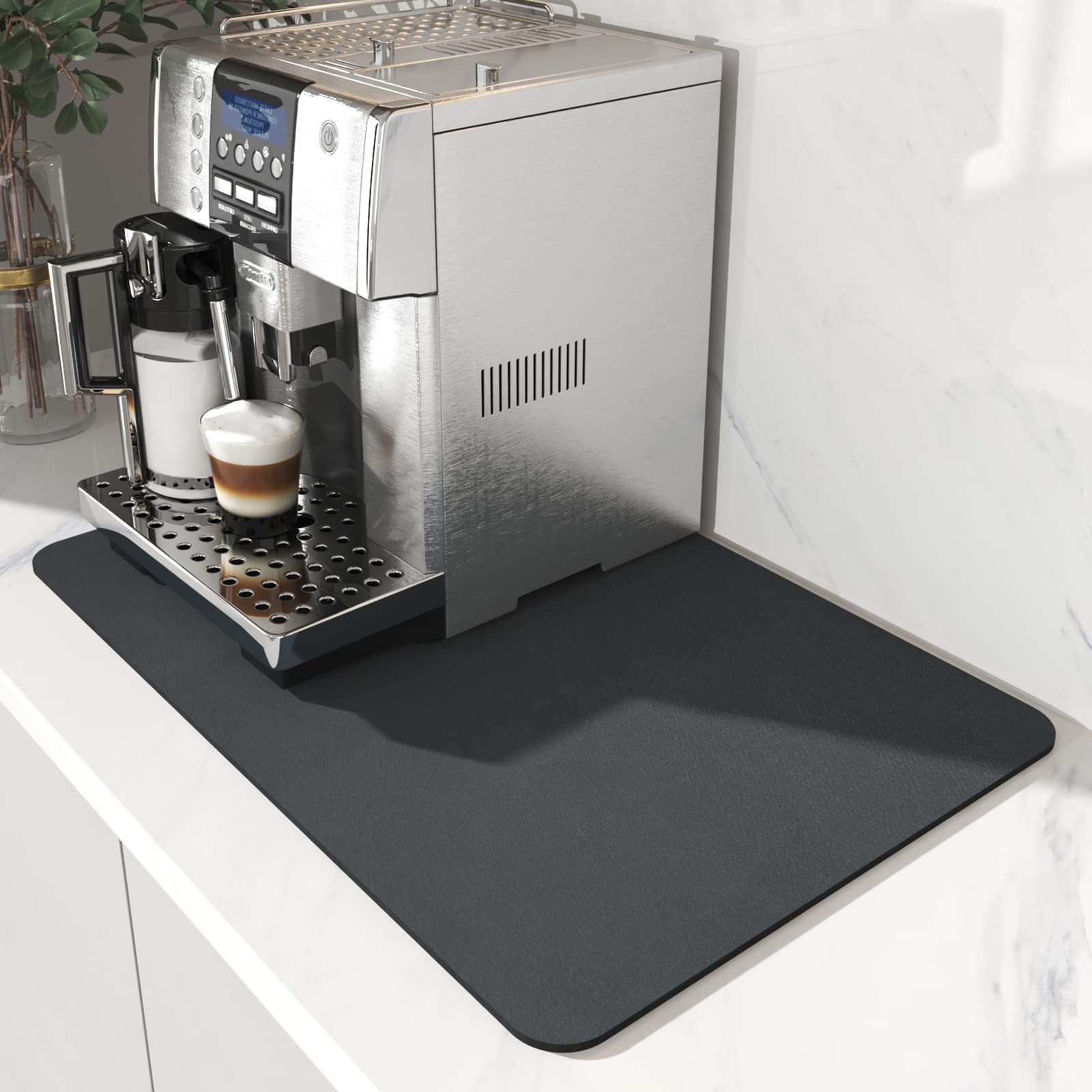 Coffee Mat Dish Drying Mat for Kitchen Counter