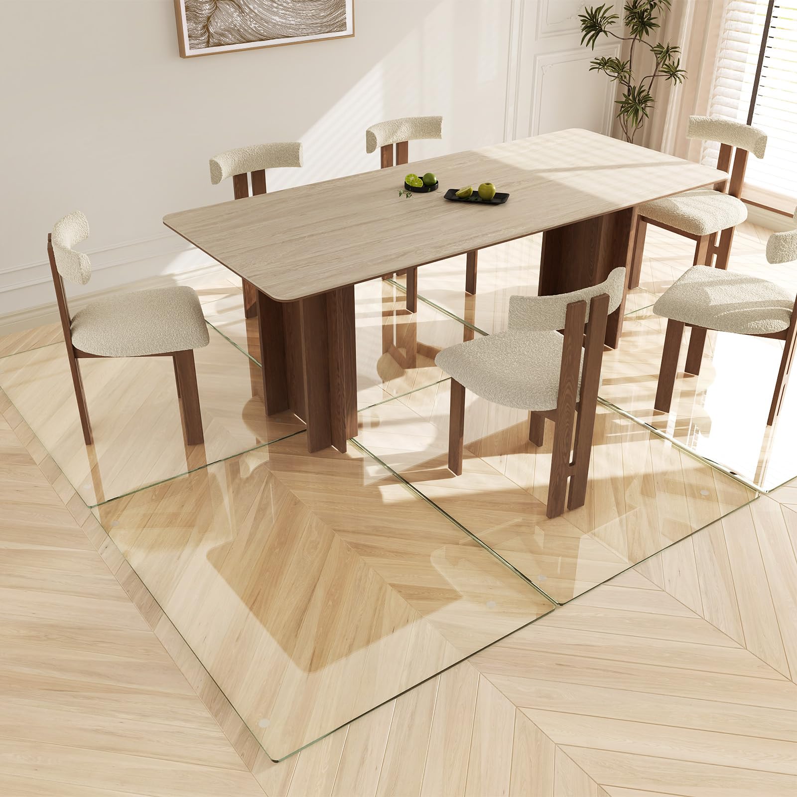 Tempered Glass Chair Mat 36"x48"