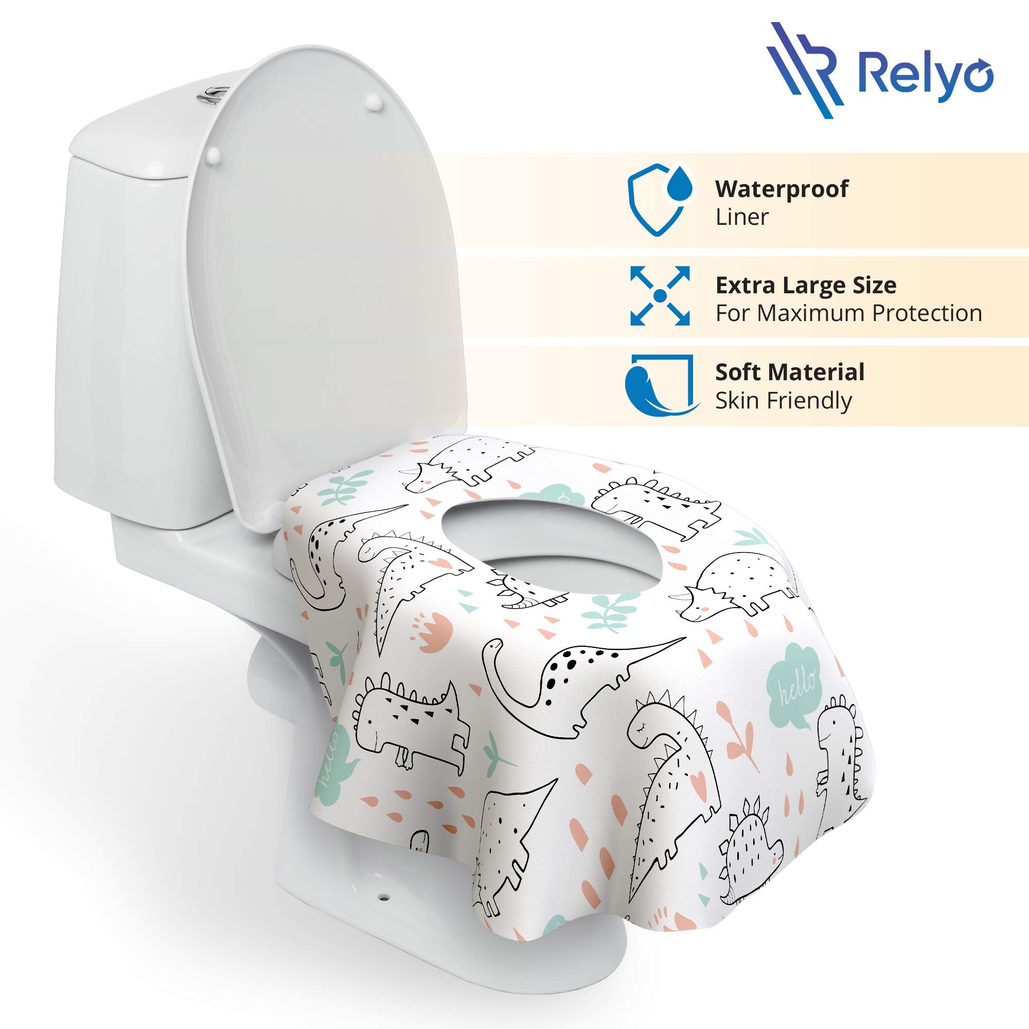 Disposable Toilet Seat Cover for Travel (20 Count)