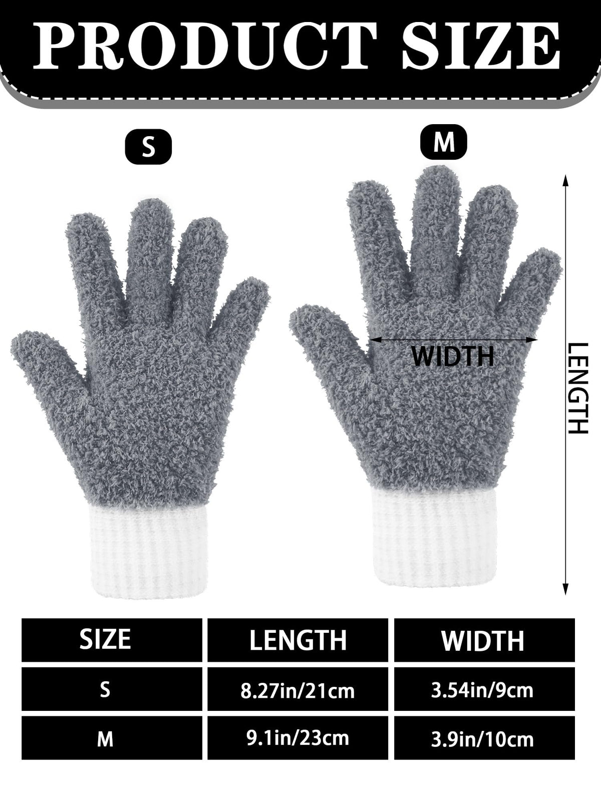 3 Pairs Microfiber Plant Dusting Gloves Leaf Cleaning Gloves for Indoor Plants (3 Count)