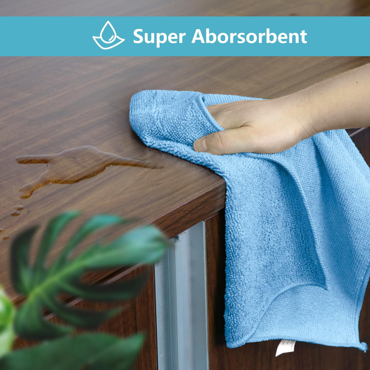 Blue Cleaning Rags 5 Pack (5 Count)