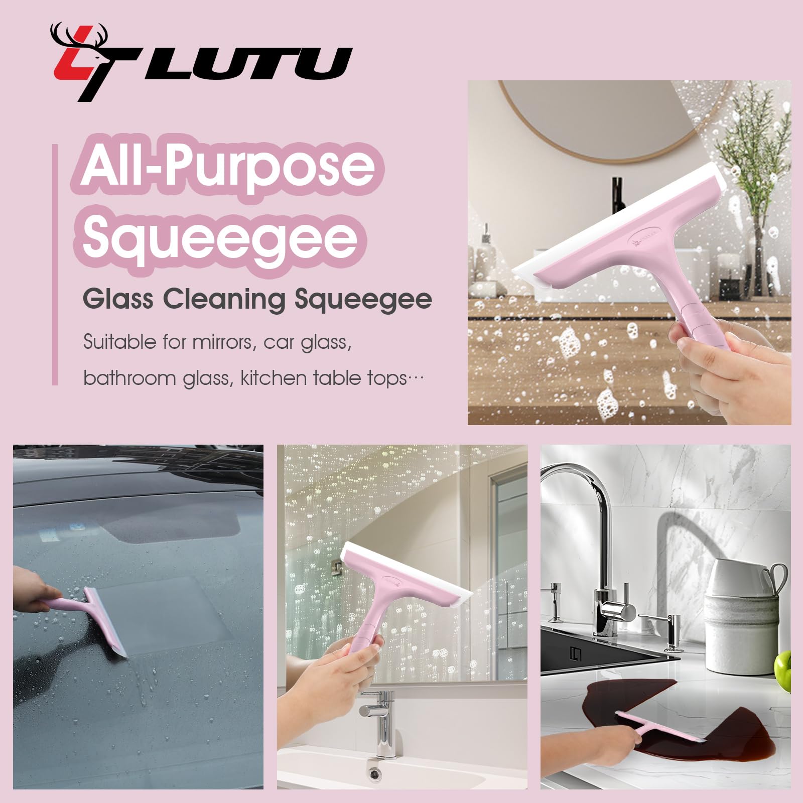 Shower Squeegee for Glass Doors