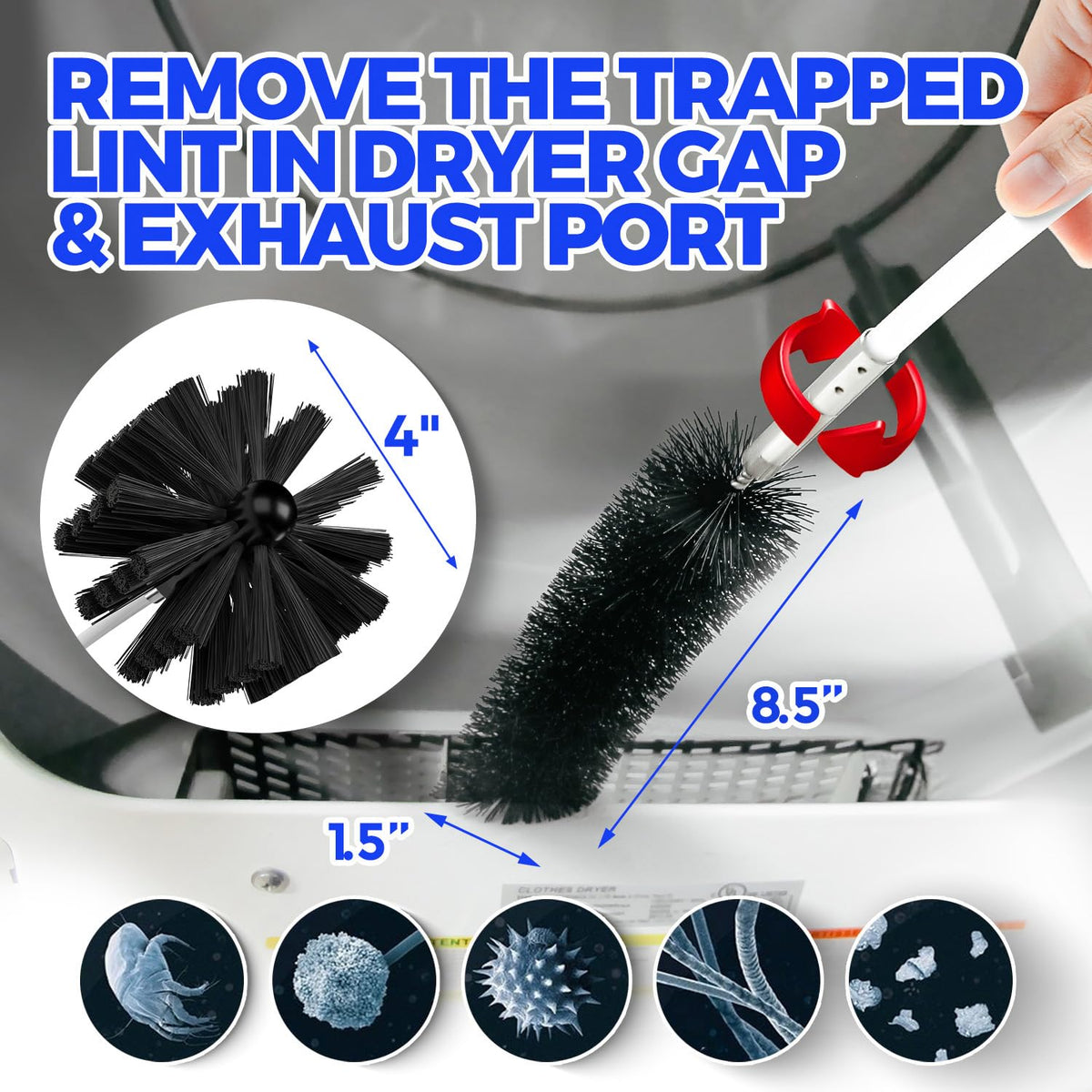 16Ft Dryer Vent Cleaner Kit