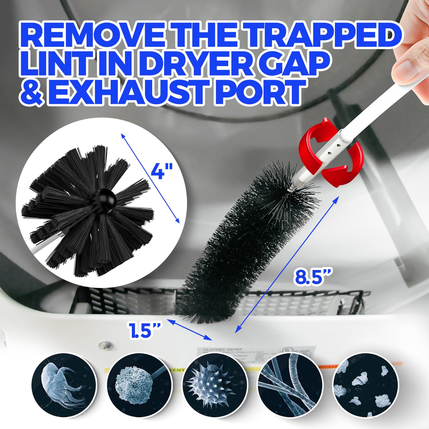 16Ft Dryer Vent Cleaner Kit