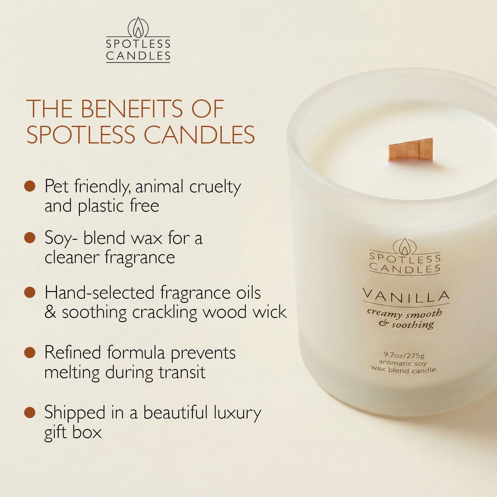 Vanilla Candle; 275g