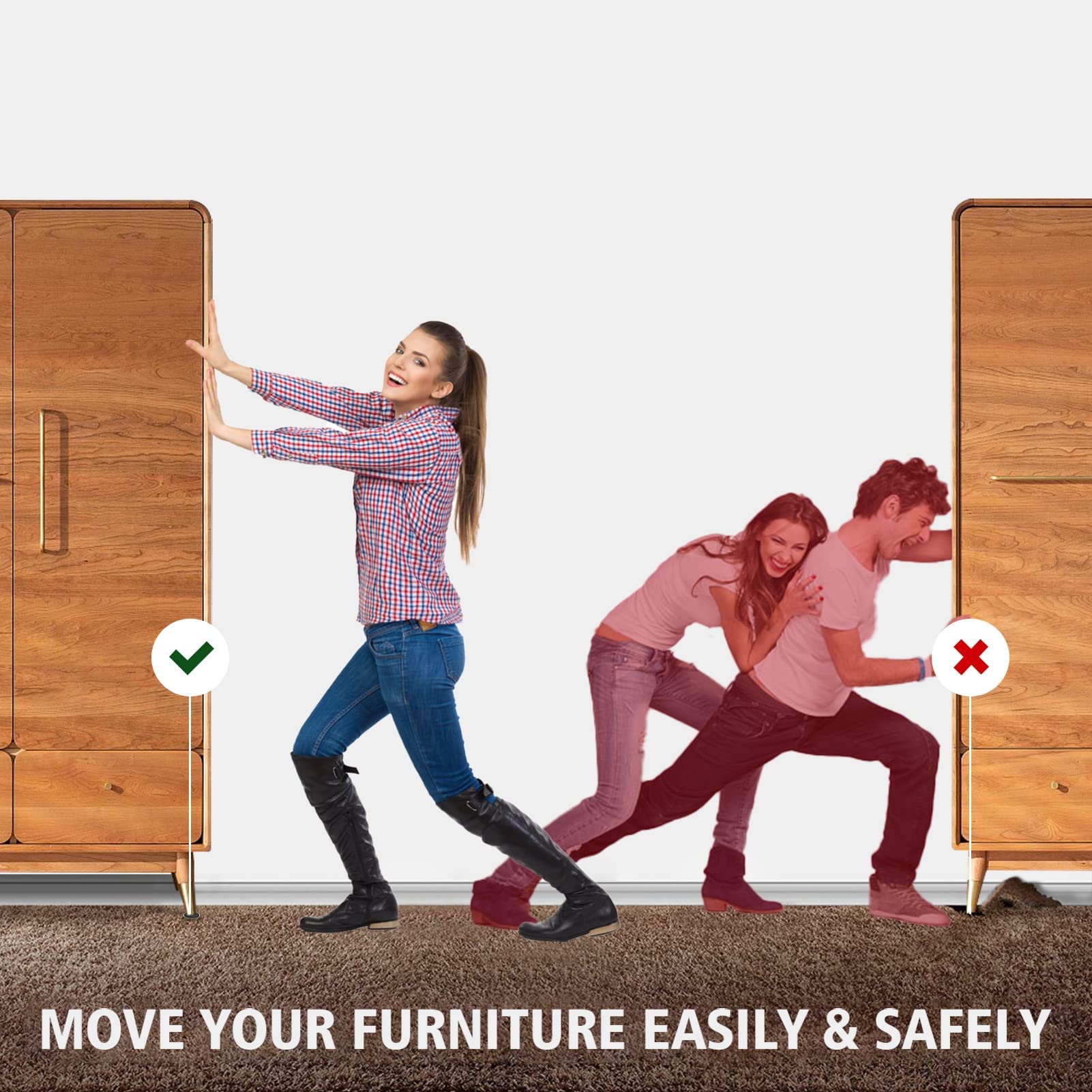 Furniture Sliders (16 Count)