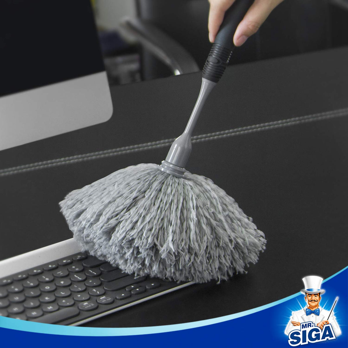 Microfiber Delicate Duster with Non Slip Handle