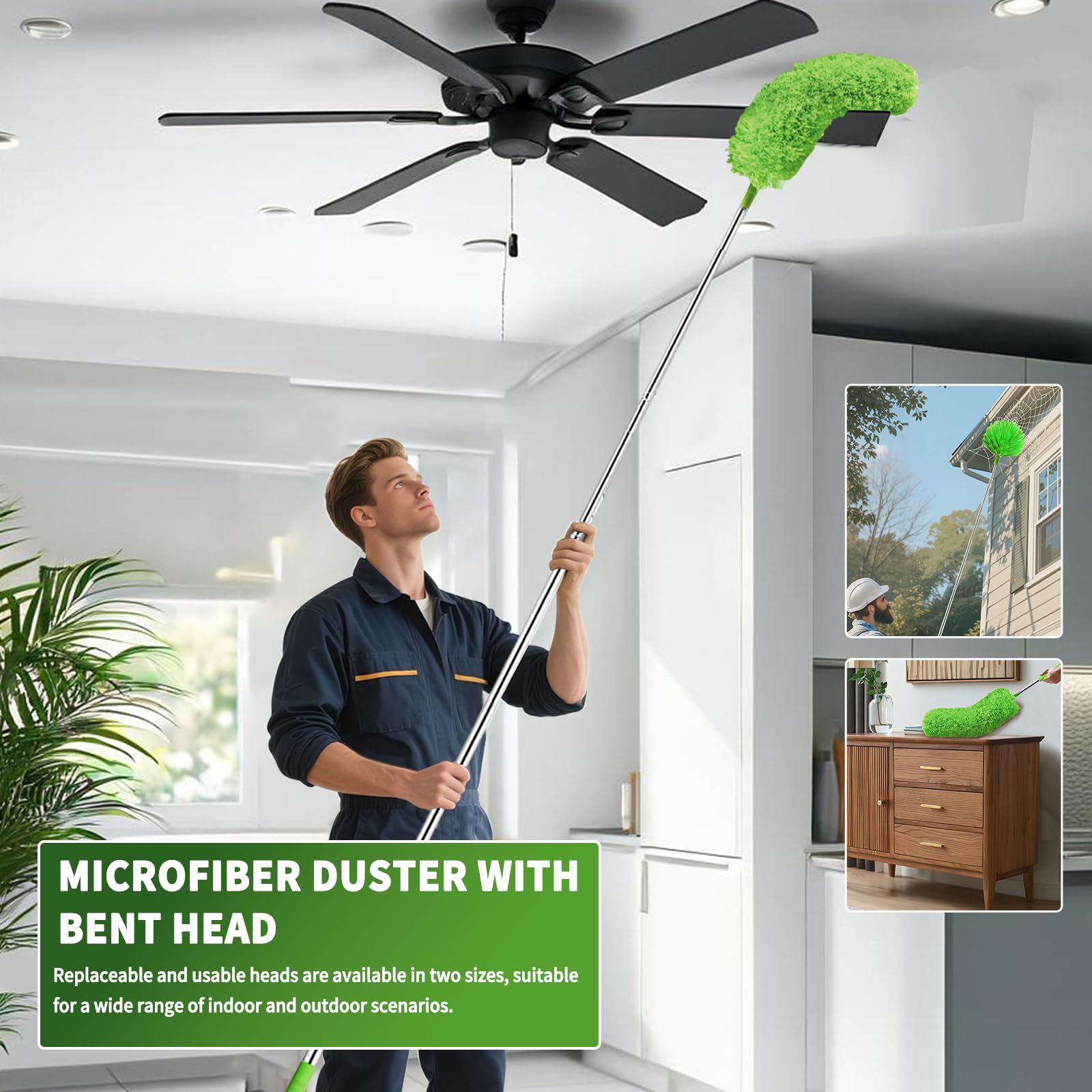 Cobweb Duster with Extension Pole