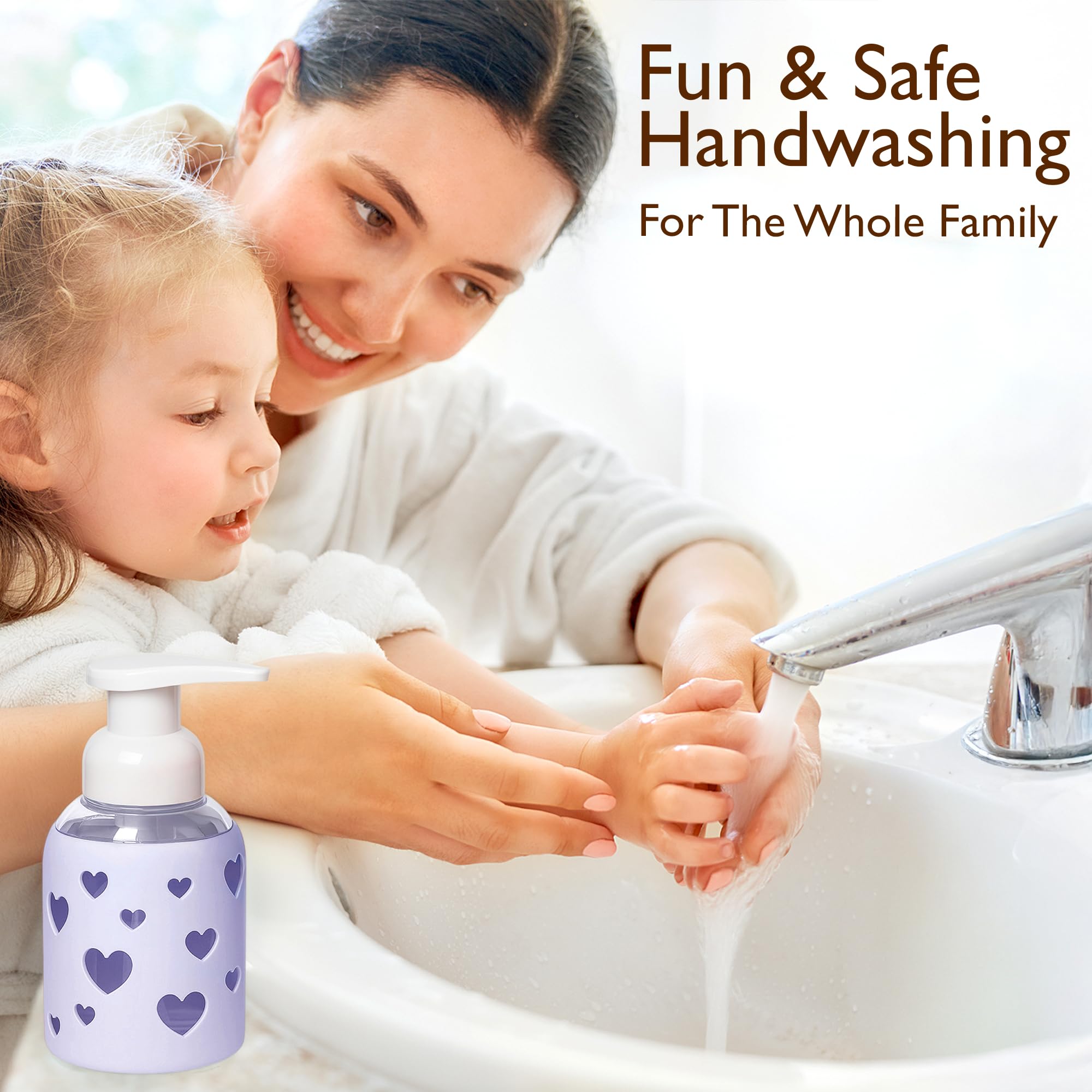 Foaming Hand Soap Dispenser Glass