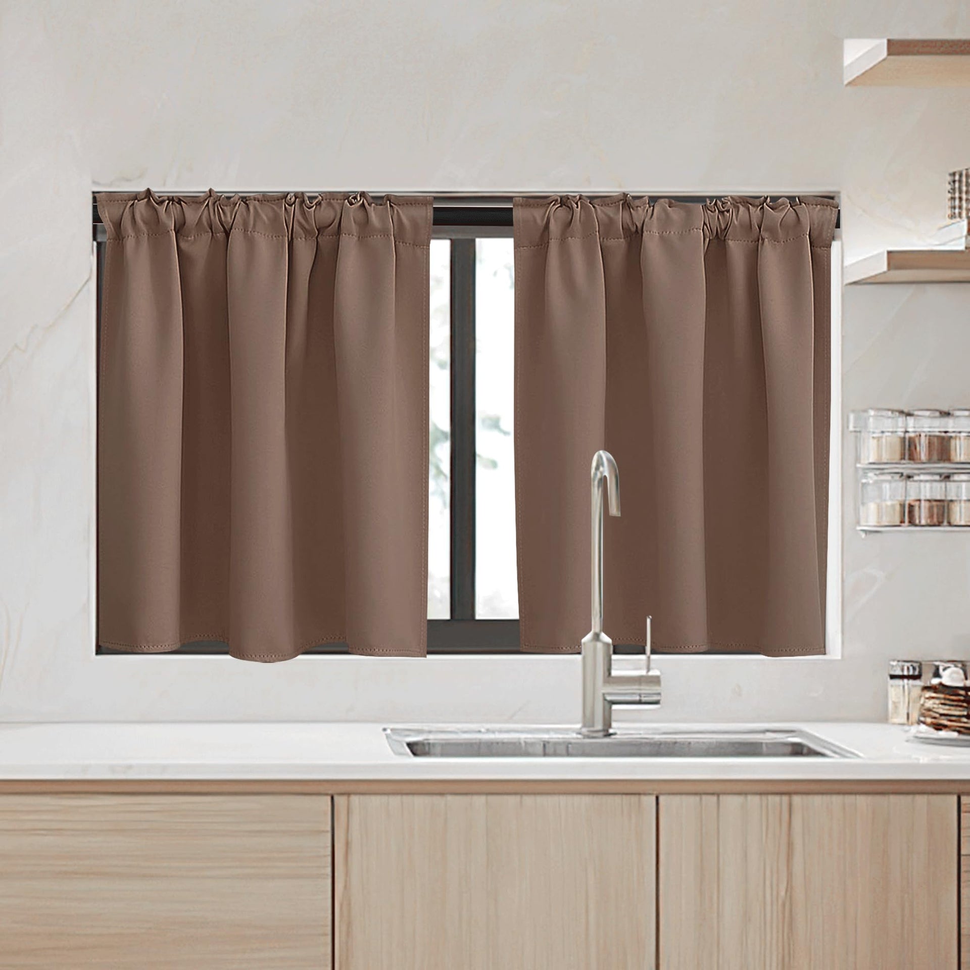 Kitchen Window Curtains (2 Count)