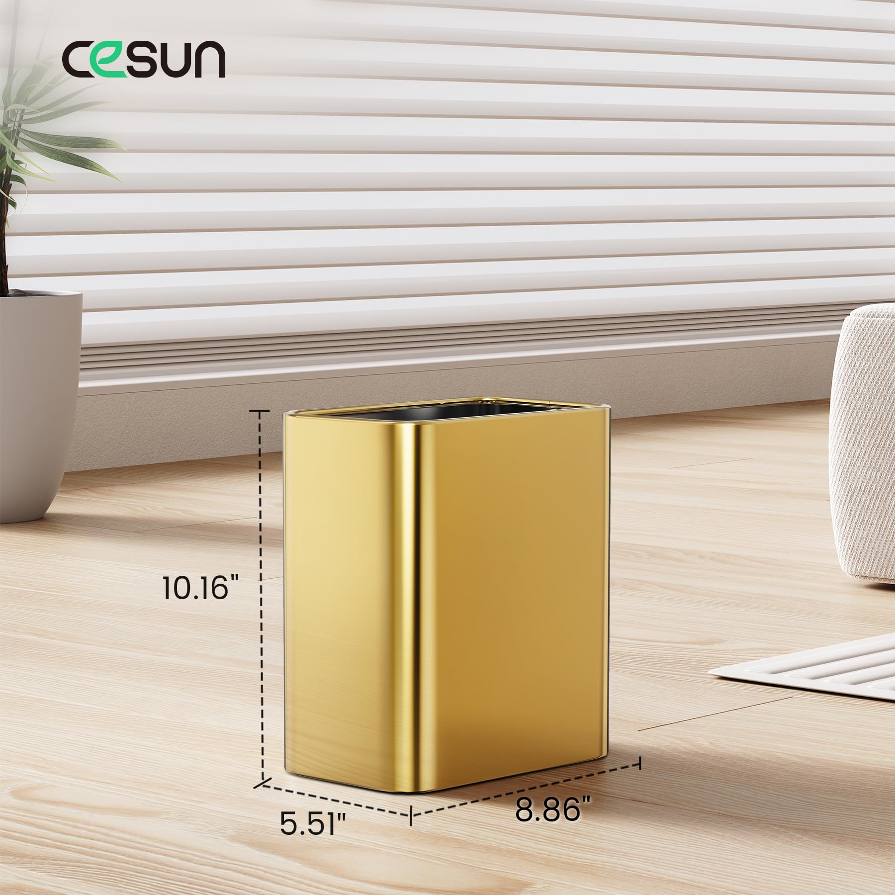 Small Bathroom Trash Can