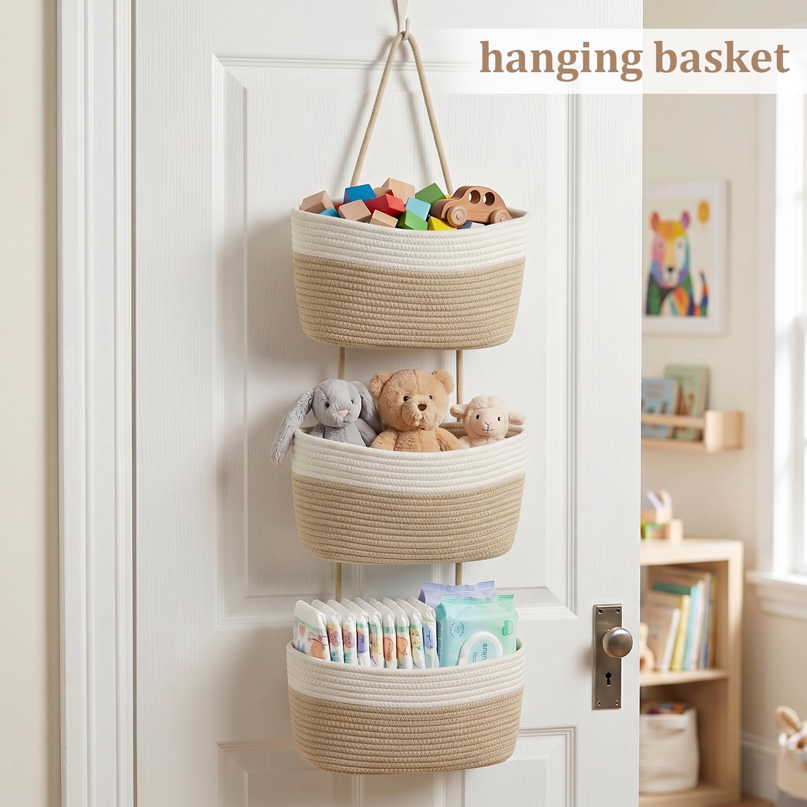Over the Door Hanging Basket (3 Count)