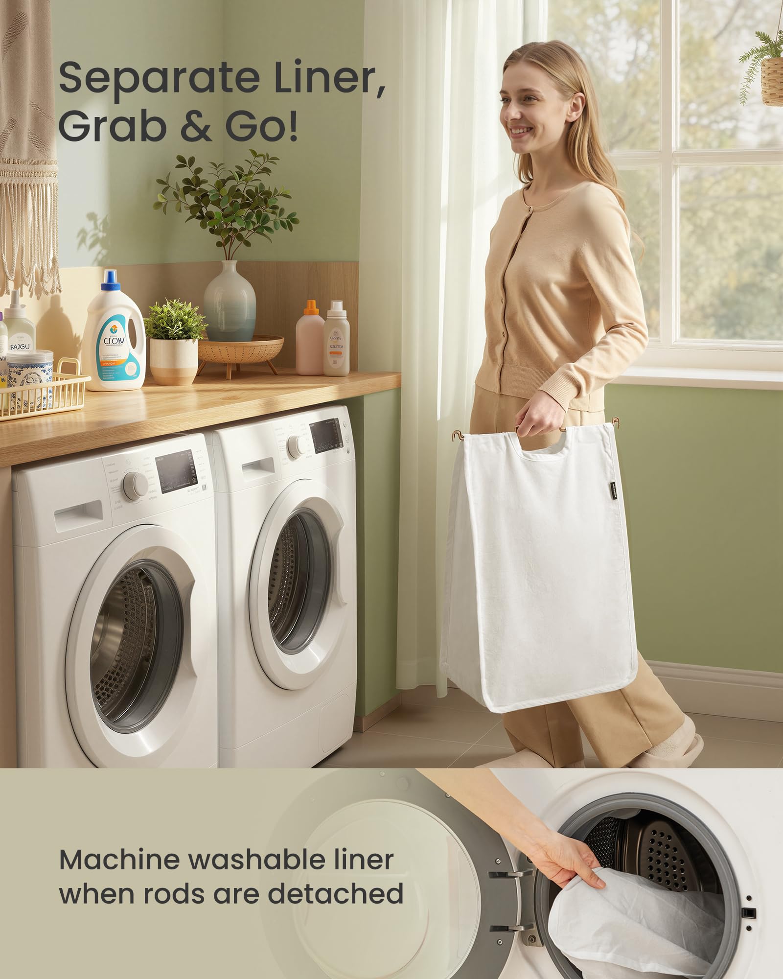 Laundry Hamper with Lid