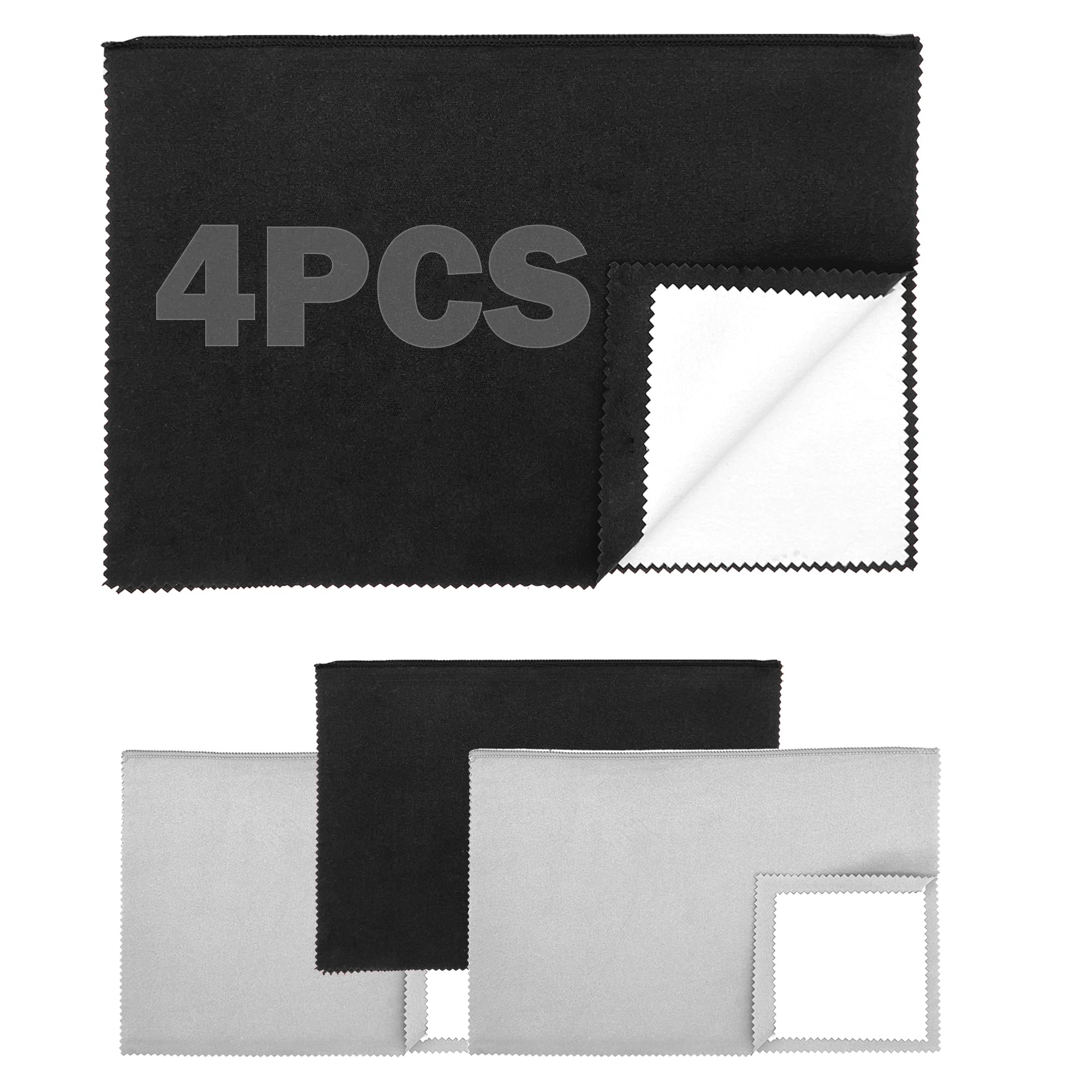 4 PCS Silver polishing Cloth
