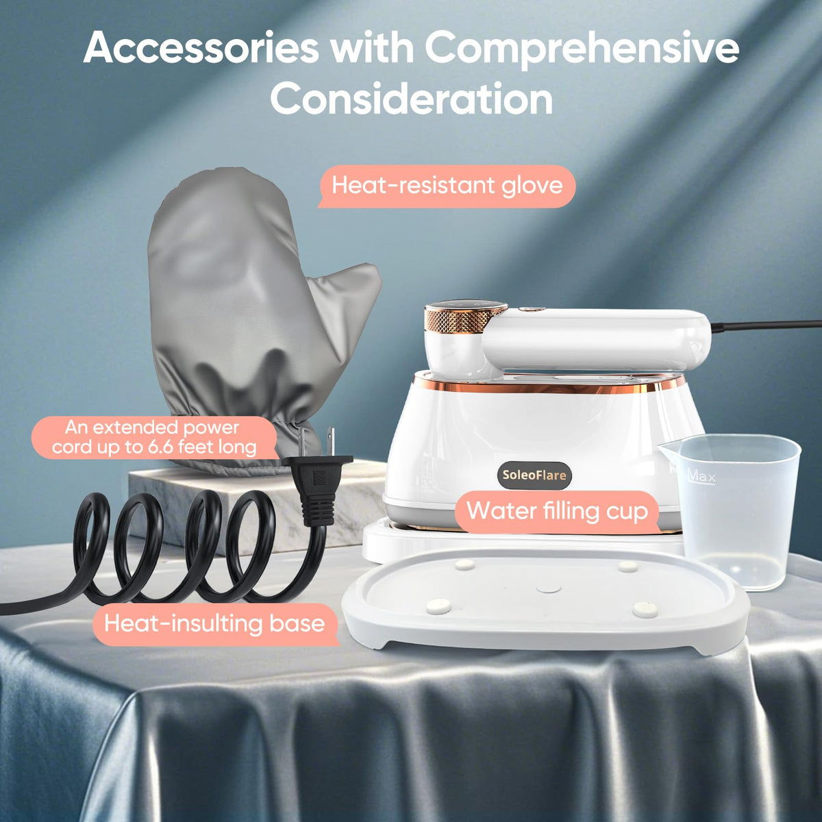 2-in-1 Steamer for Clothes & Iron, Portable for Travel