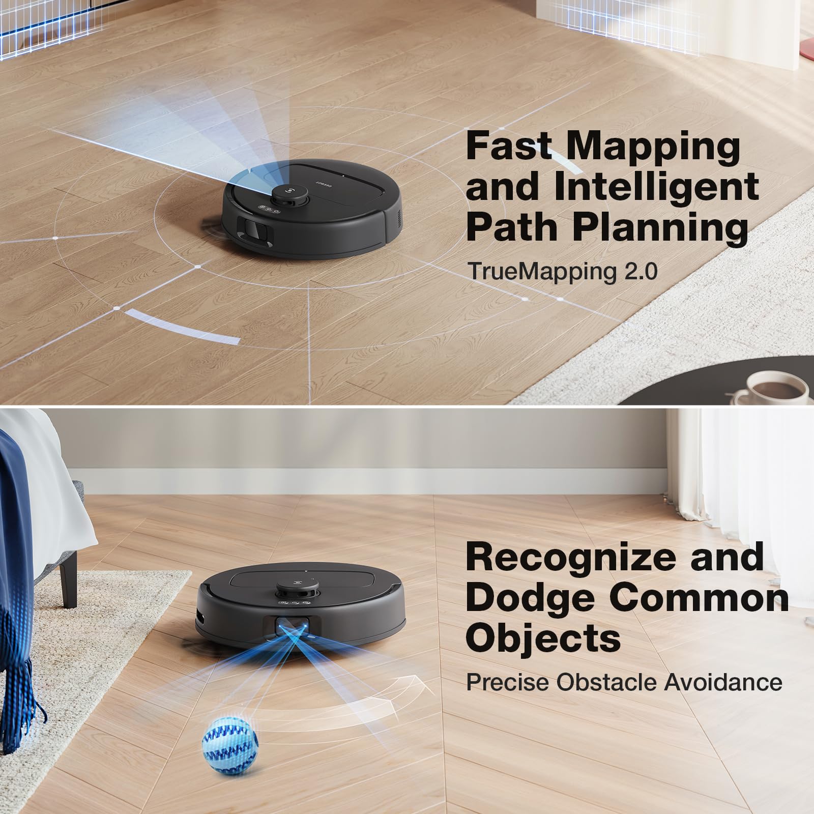 DEEBOT N30 Omni Care Robot Vacuum and Mop