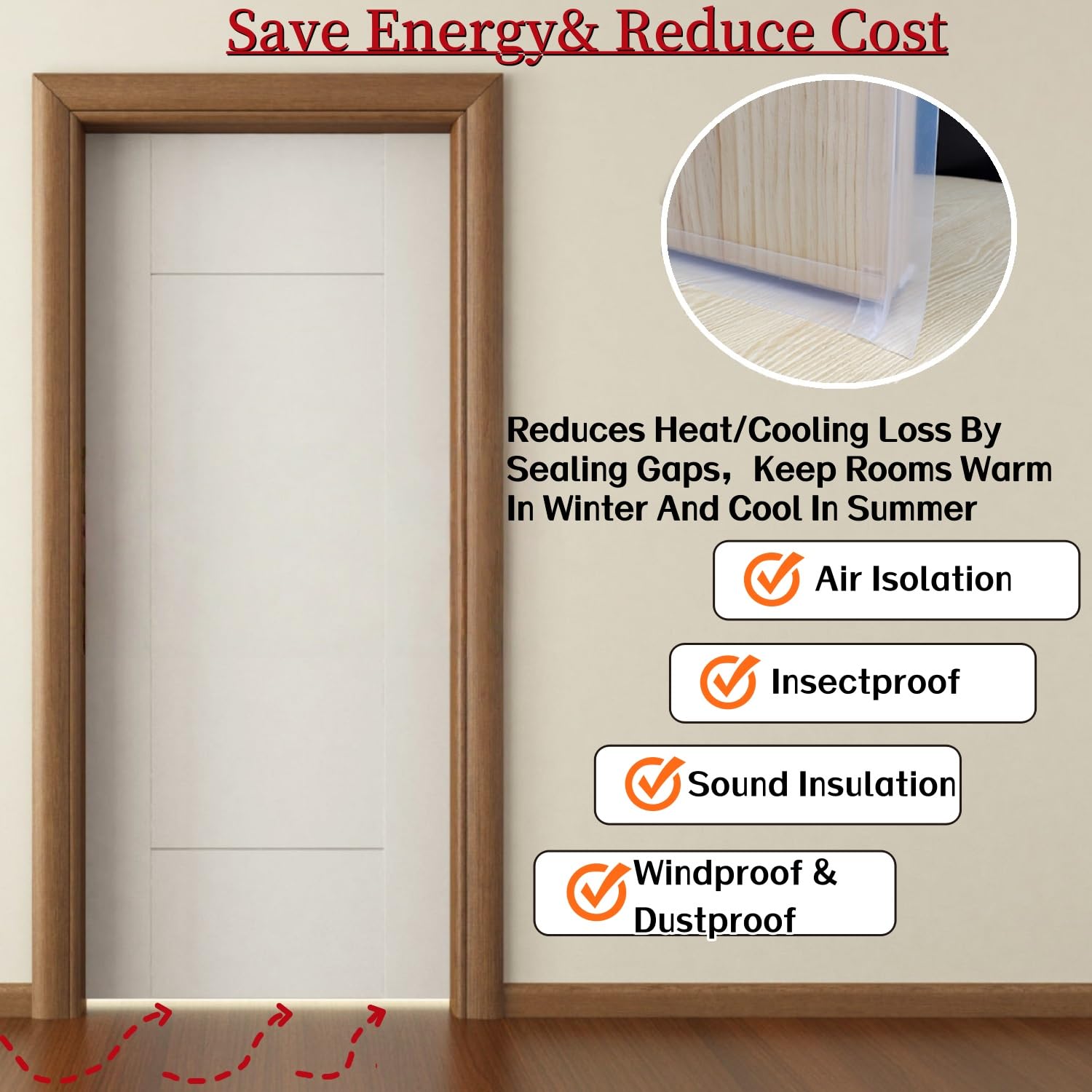 T Shape Door Seal Strip for Door & Windows Gaps (19.7 Foot)