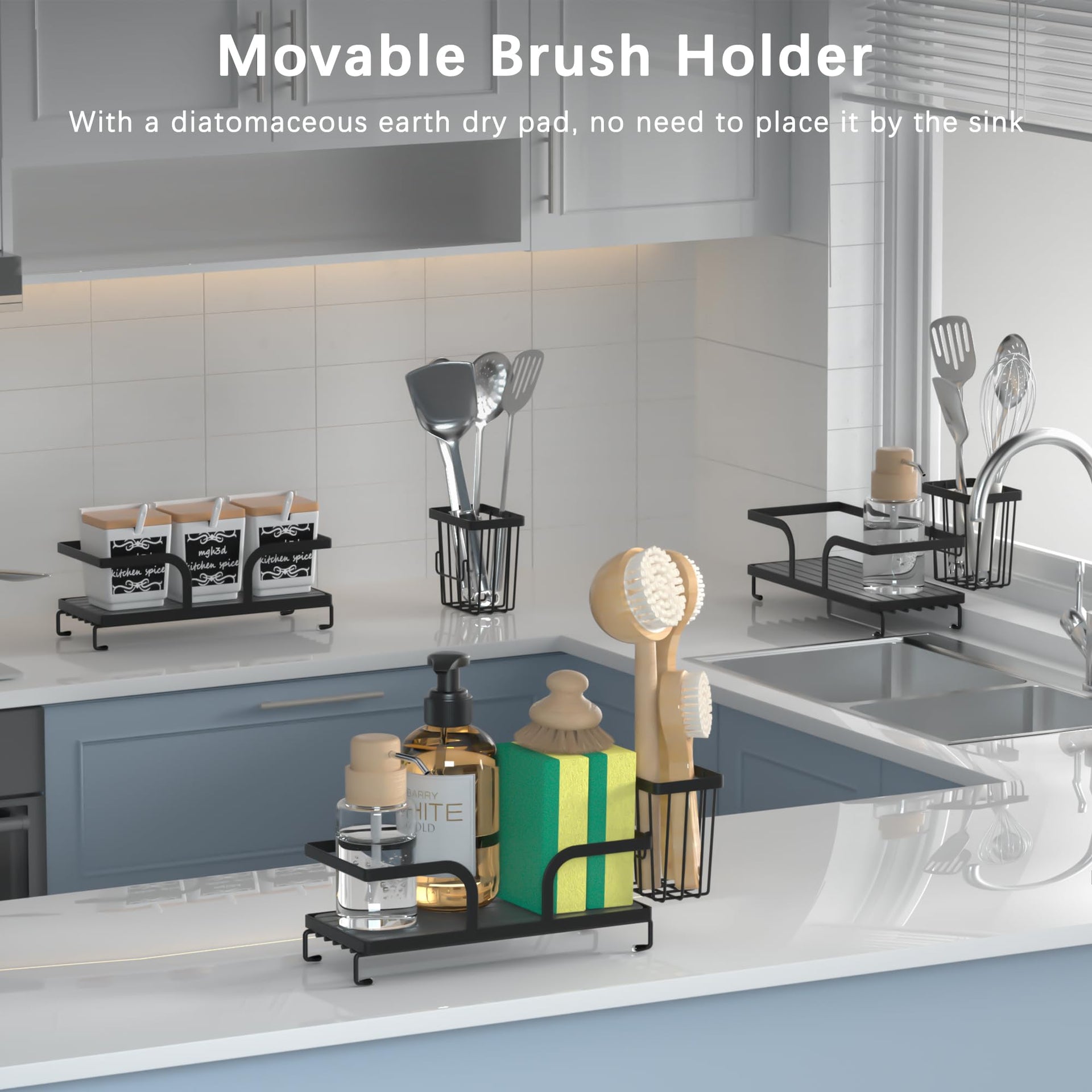 Sponge Holder for Kitchen Sink (2 Count)