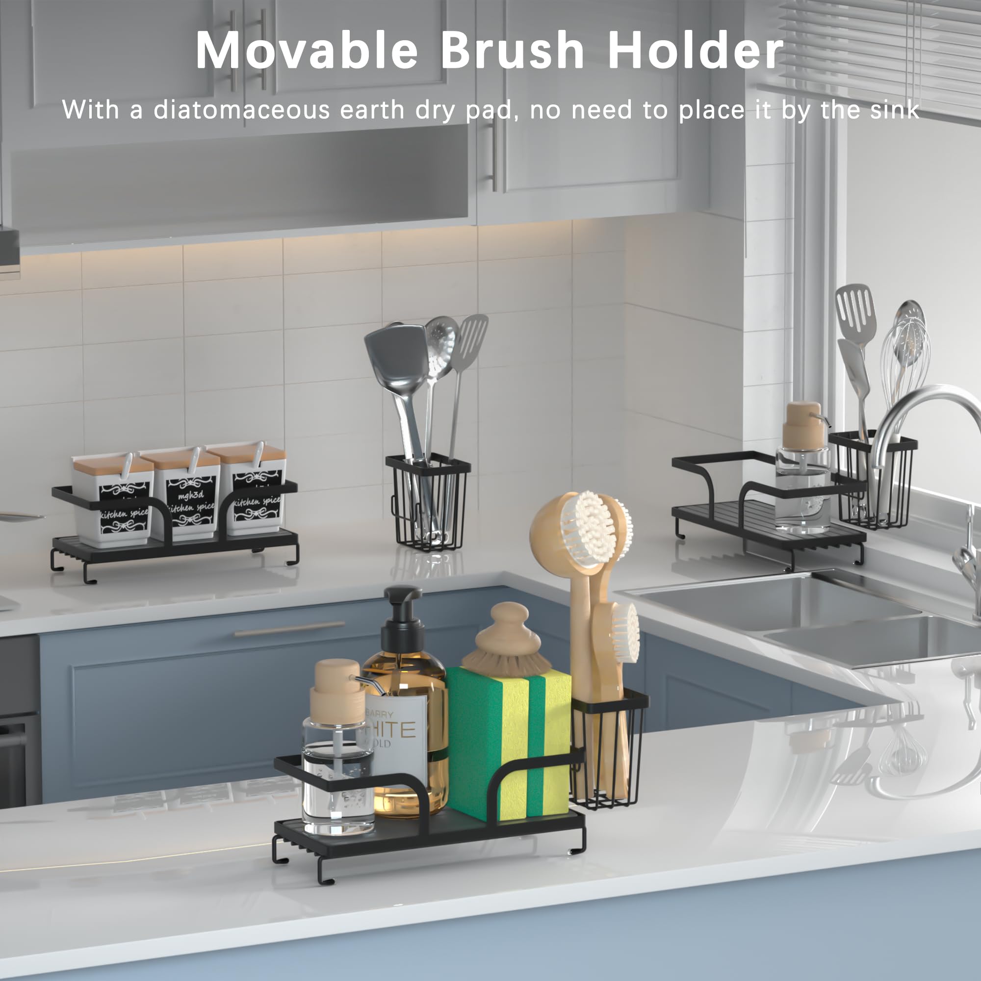 Sponge Holder for Kitchen Sink (2 Count)