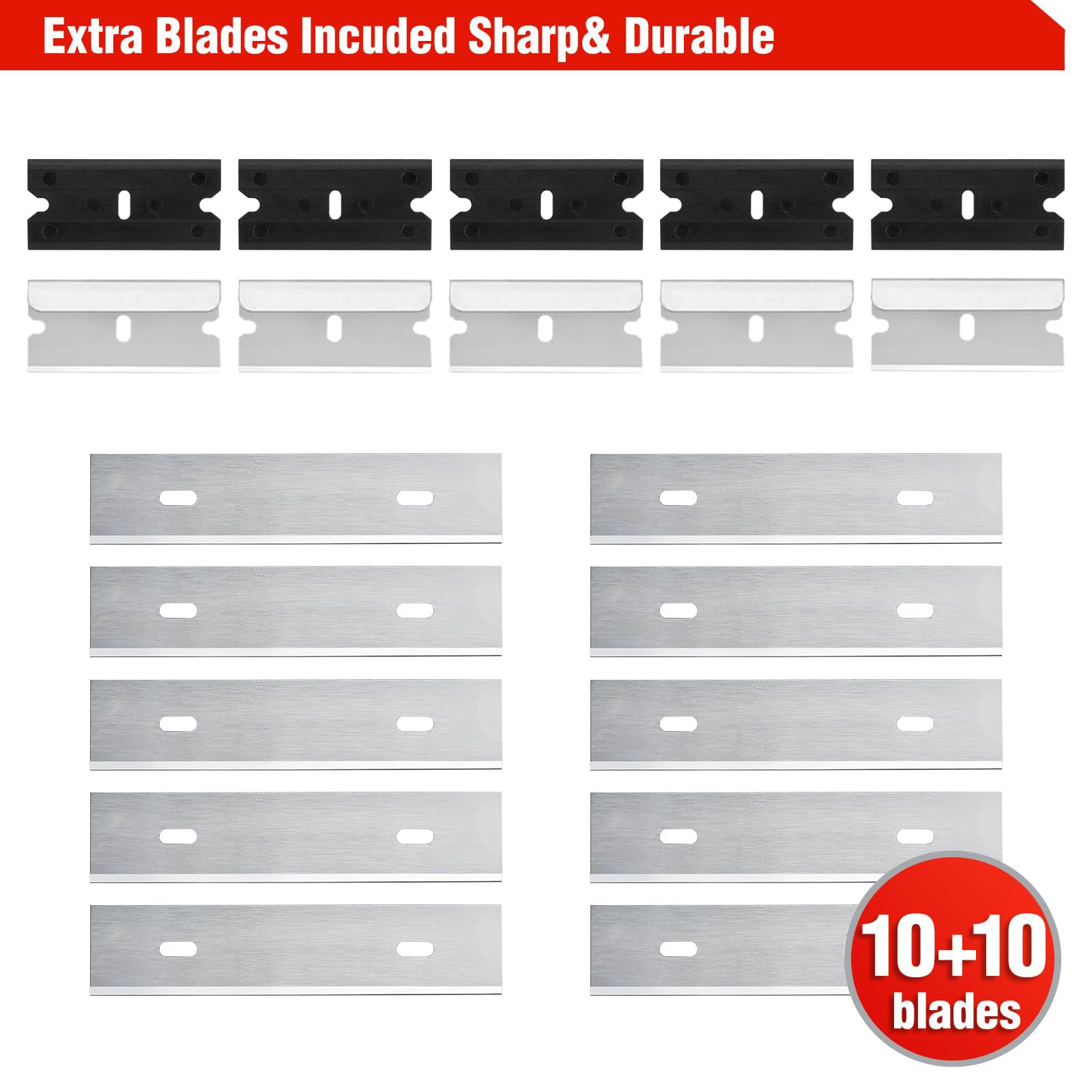 2 Piece Razor Scraper Tool with 20