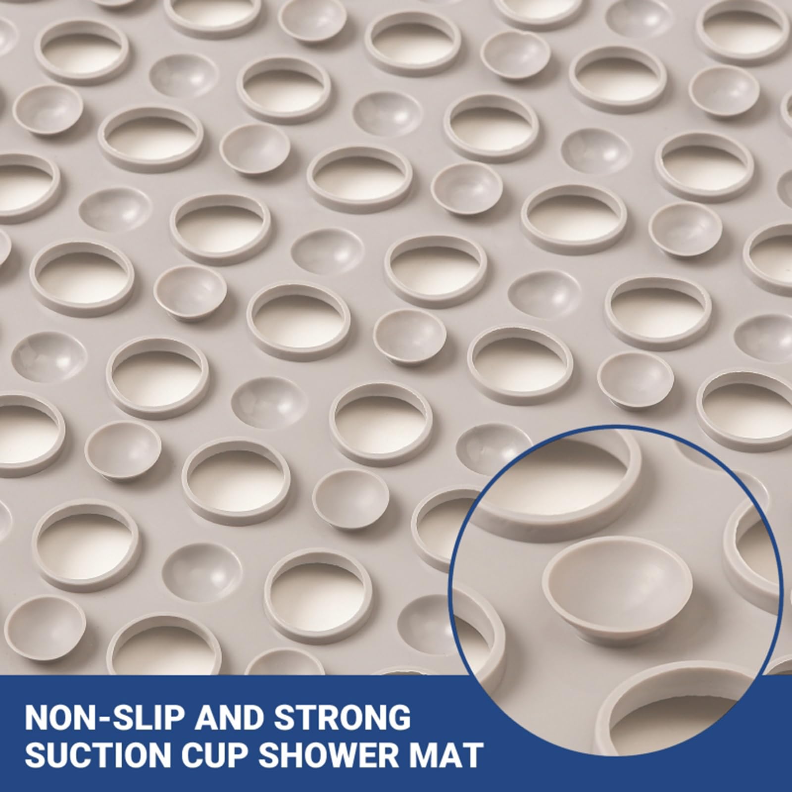 Non Slip Bathtub and Shower Mat 31x17 inch