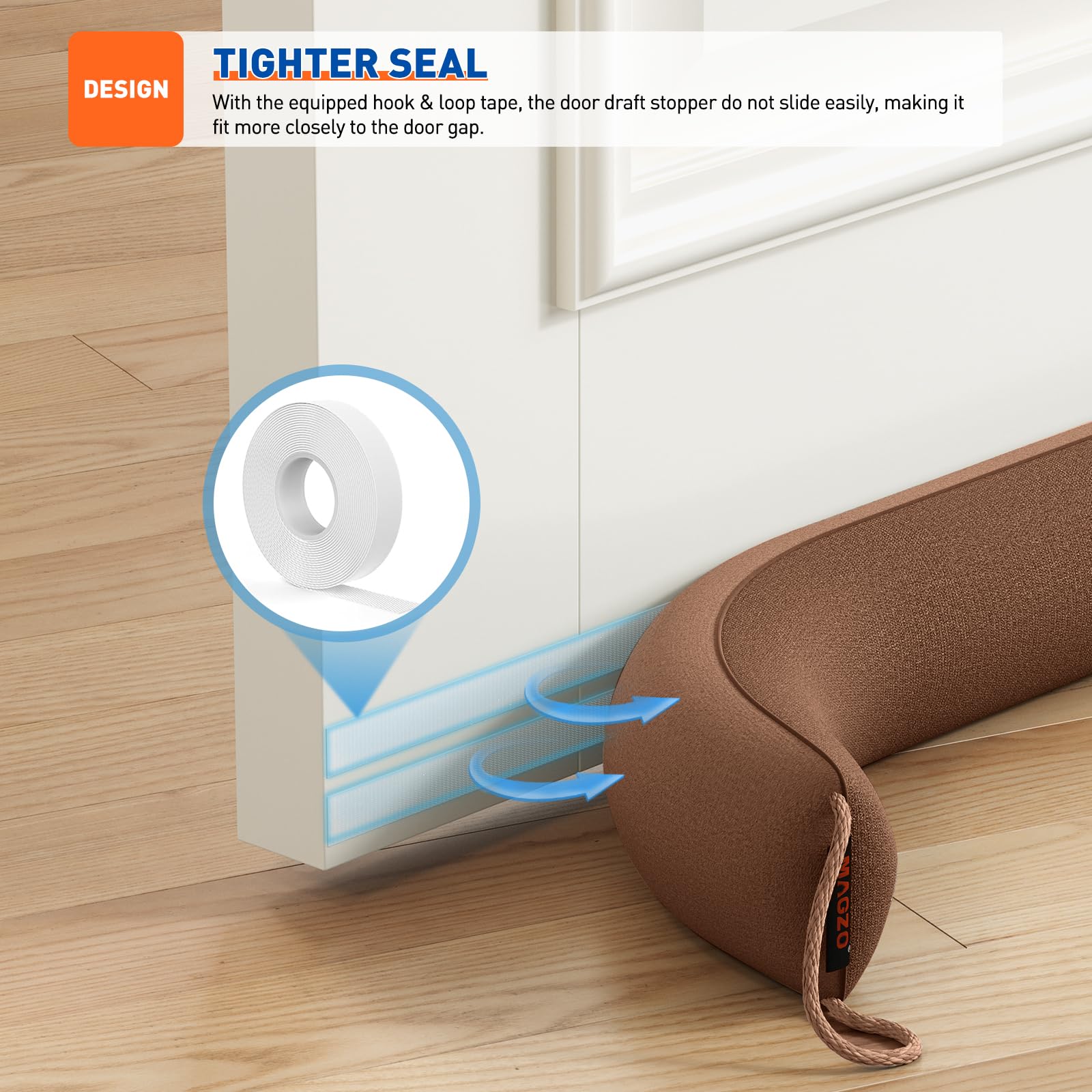 Door Draft Stopper 34 Inches