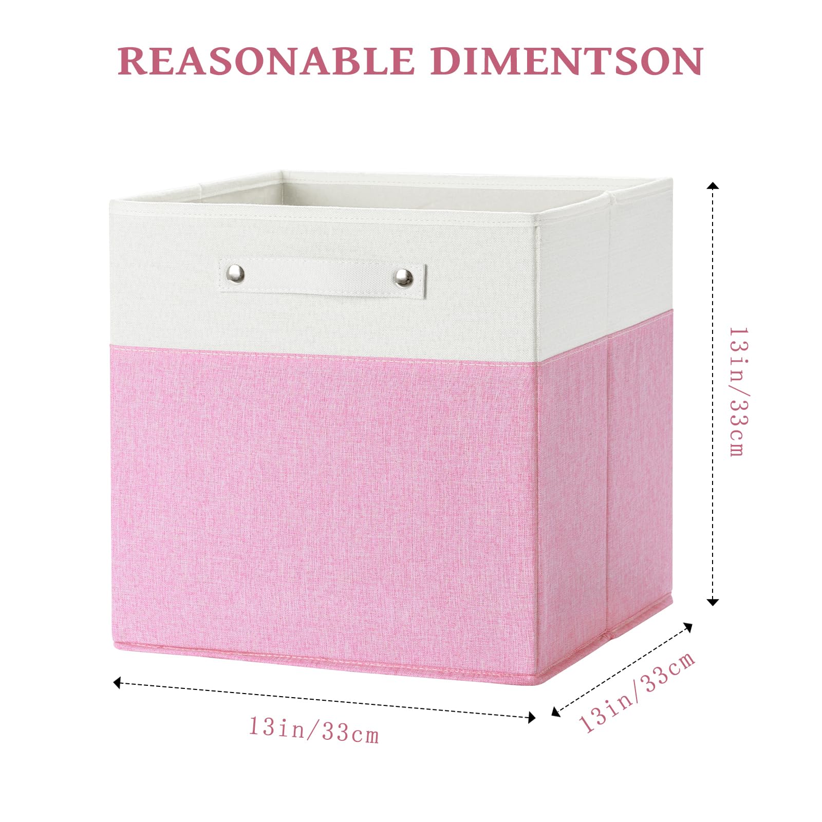 13x13x13 Storage Cube Bins 4 Pack
