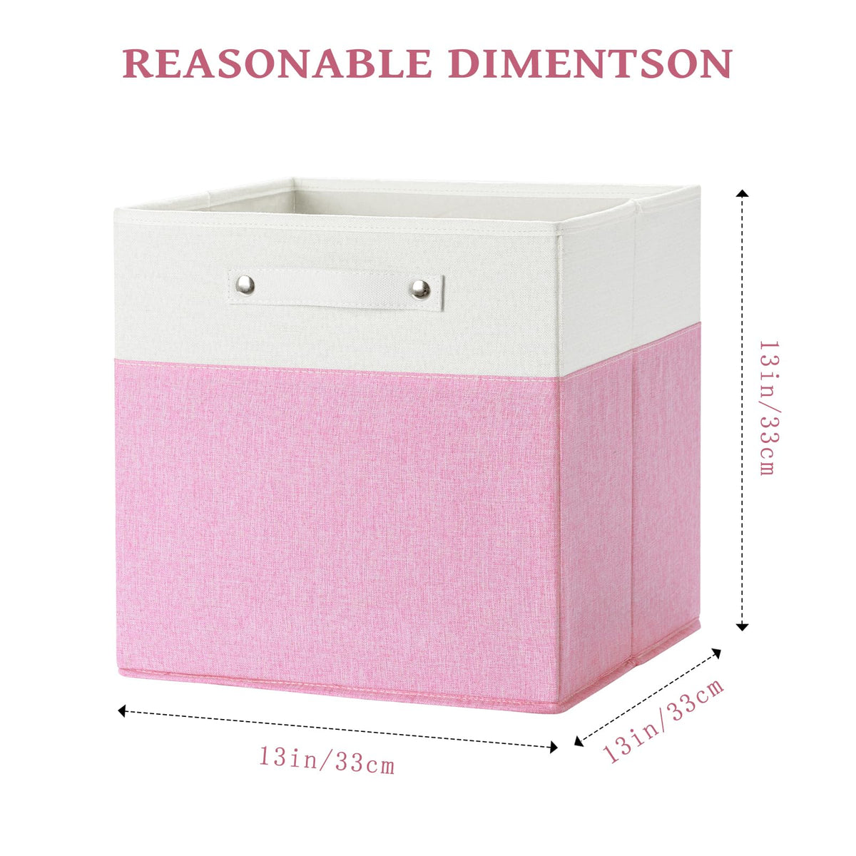 13x13x13 Storage Cube Bins 6 Pack