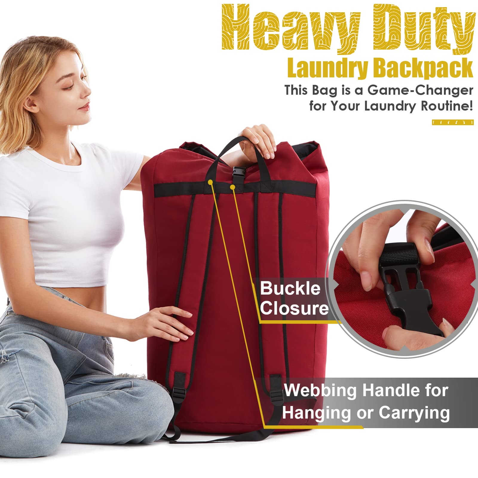 Backpack Laundry Bag
