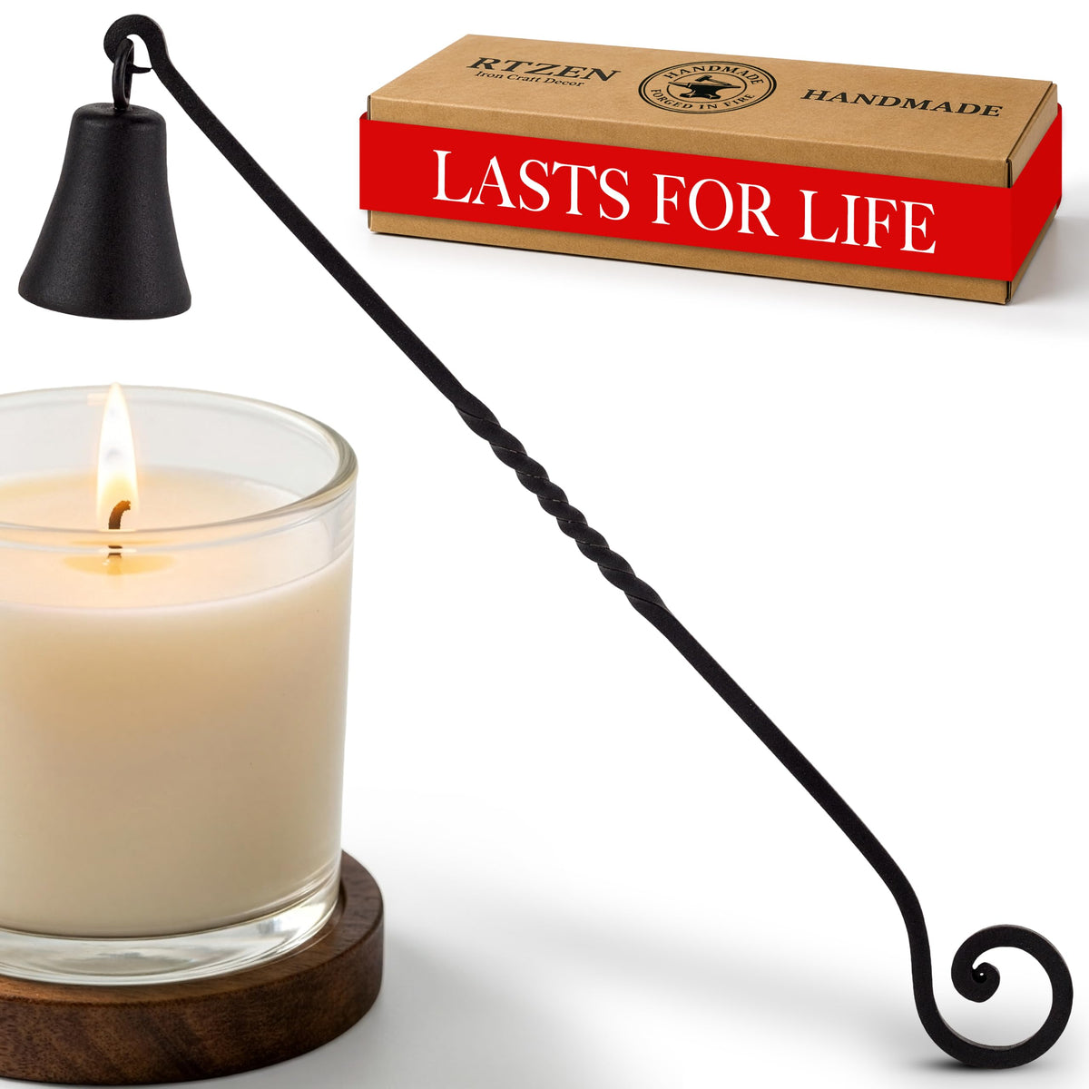 Antique Bell Candle Snuffer