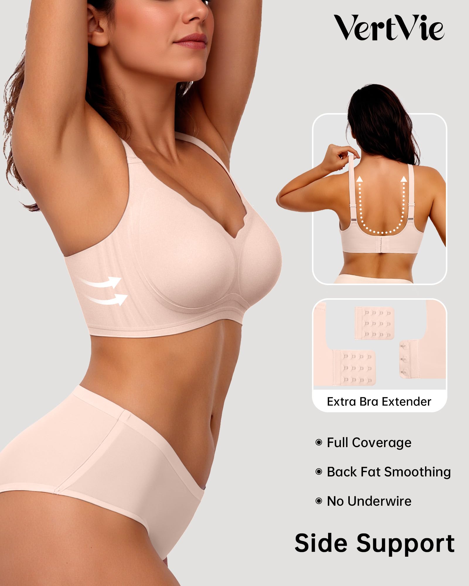 Seamless Jelly Bra No Underwire Supportive Bralette