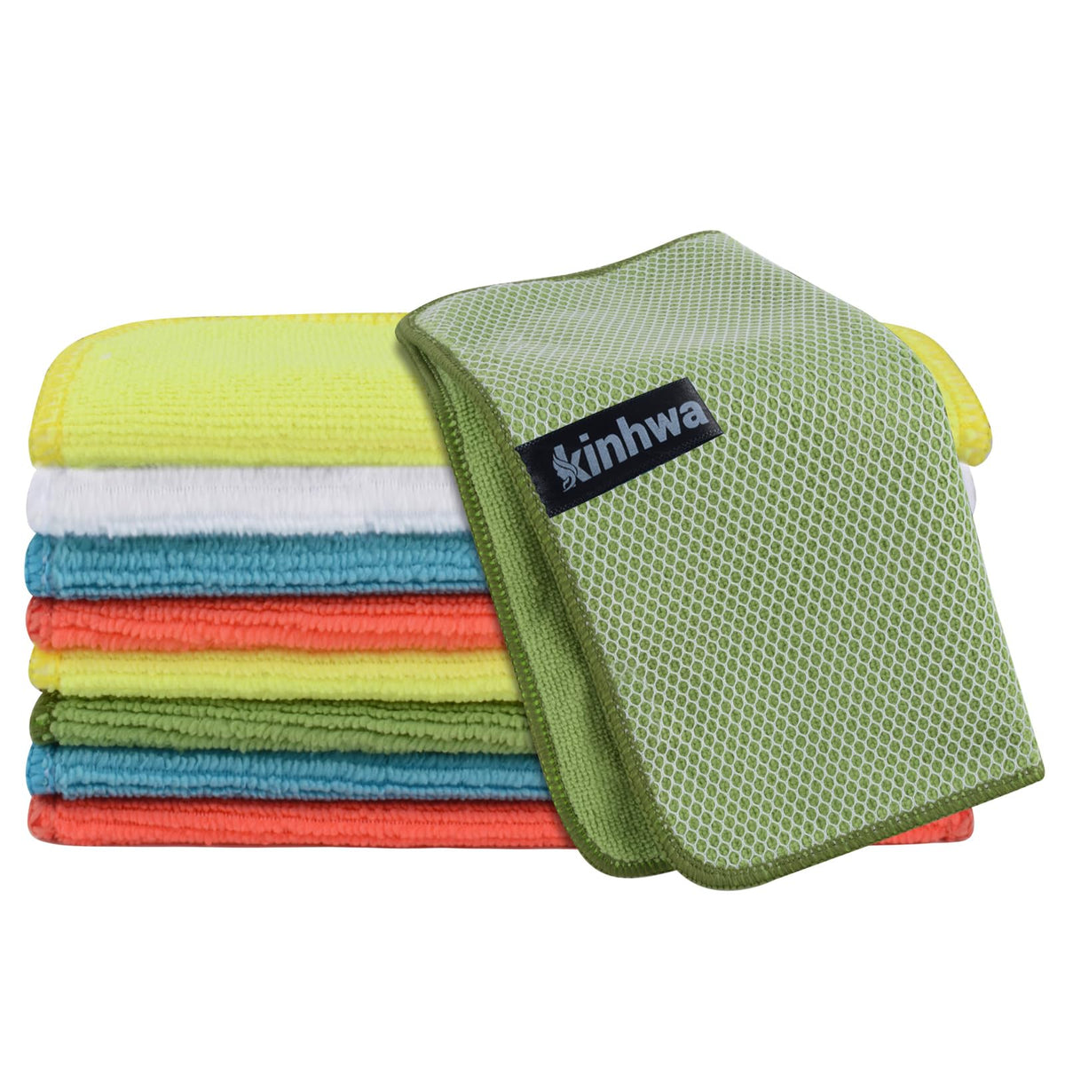 Dish Cloths for Washing Dishes with Scrub Side (9 Count)