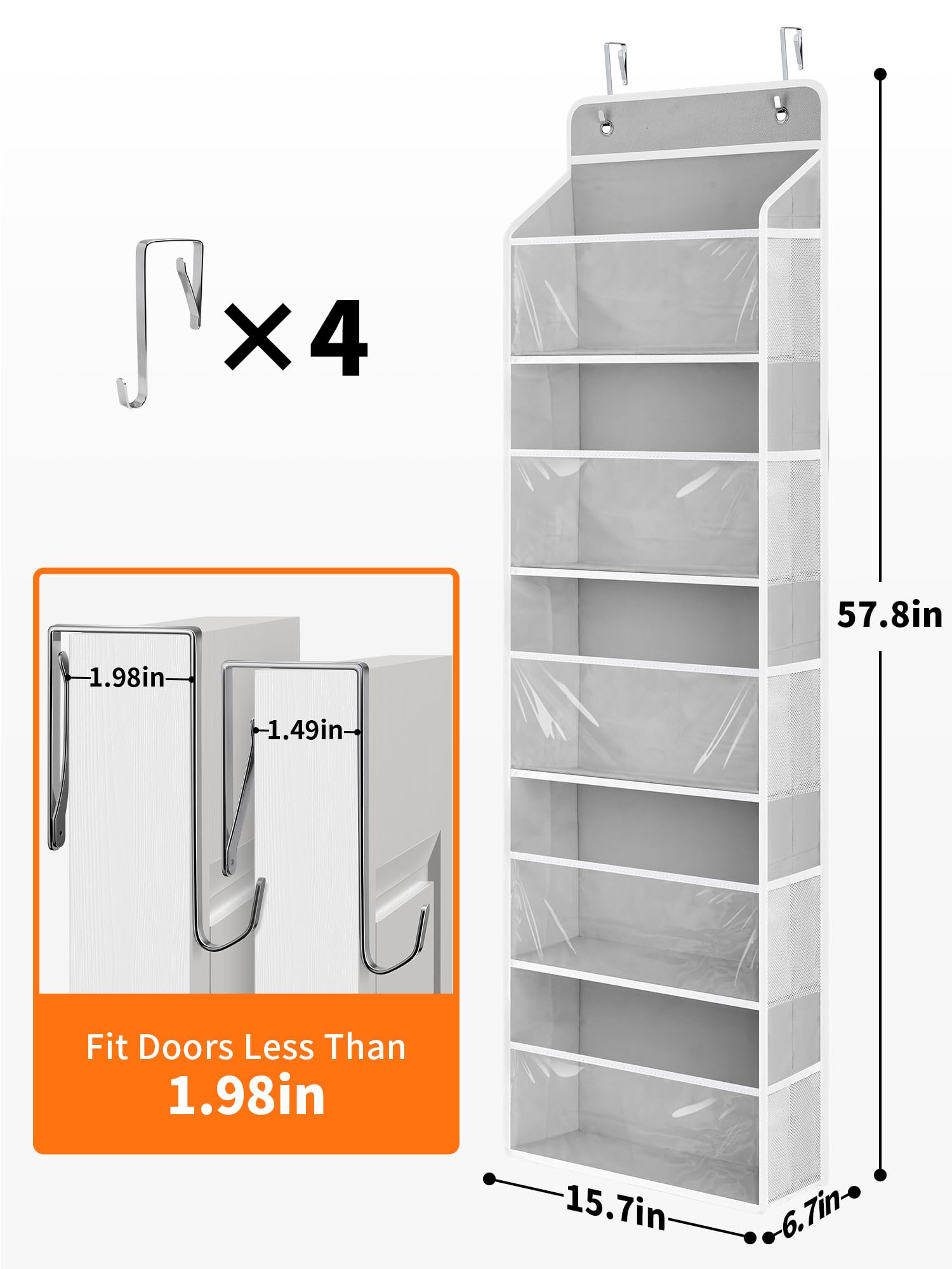 Over The Door Toy Storage Organizer w (2 Count)