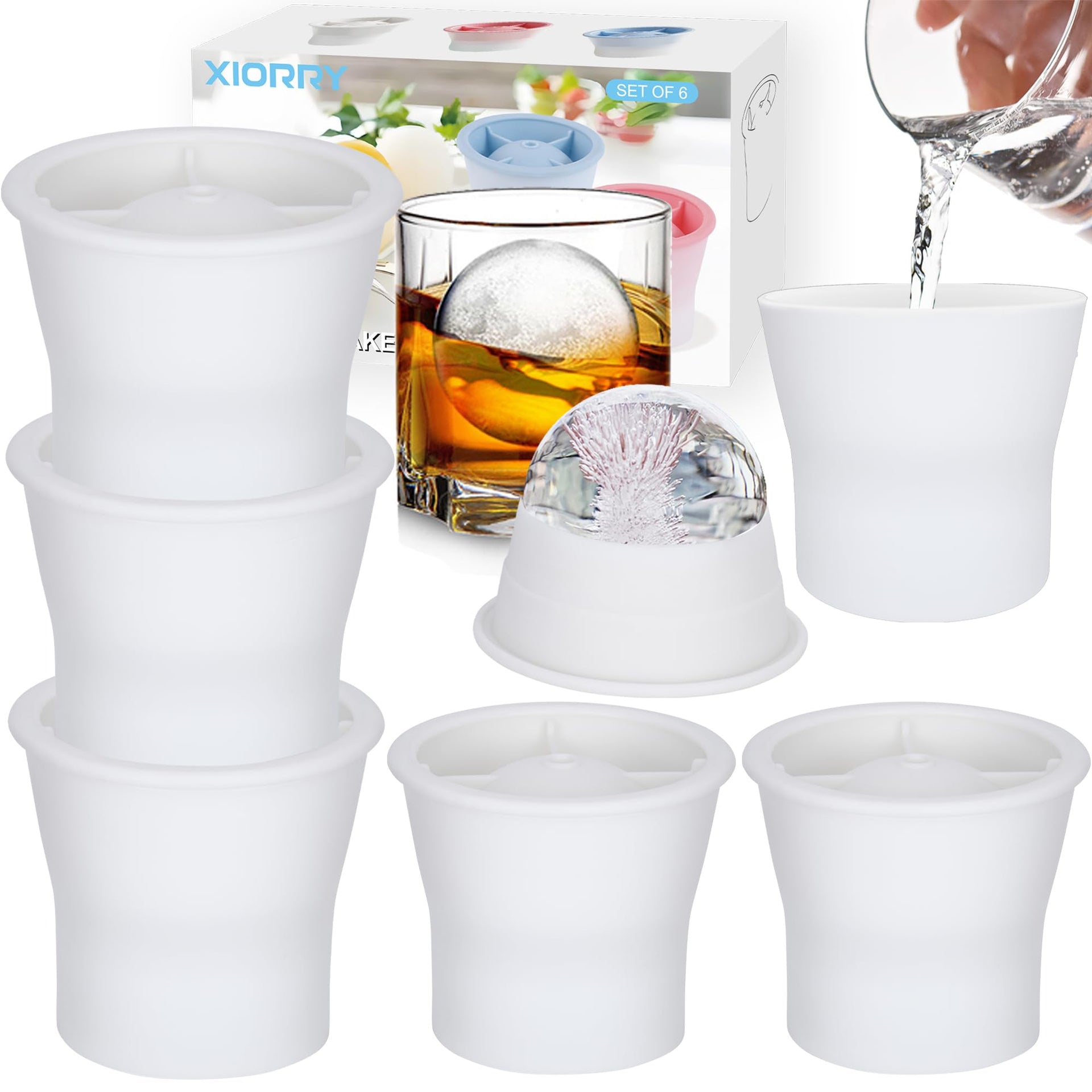 Ice Molds 6 PCS (6 Count)