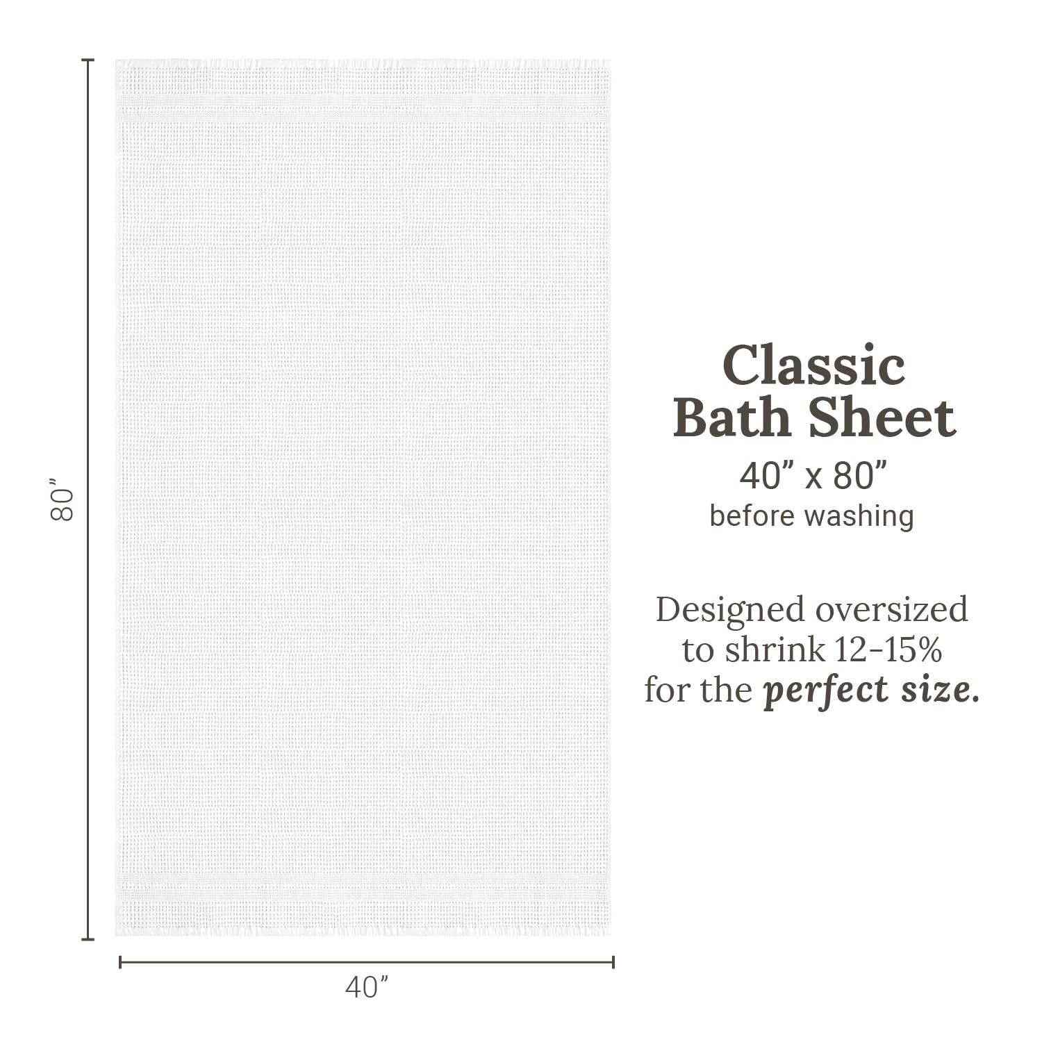 Waffle Bath Sheet Large Bath Towels Quick Dry Thin Body Towels (2 Count)