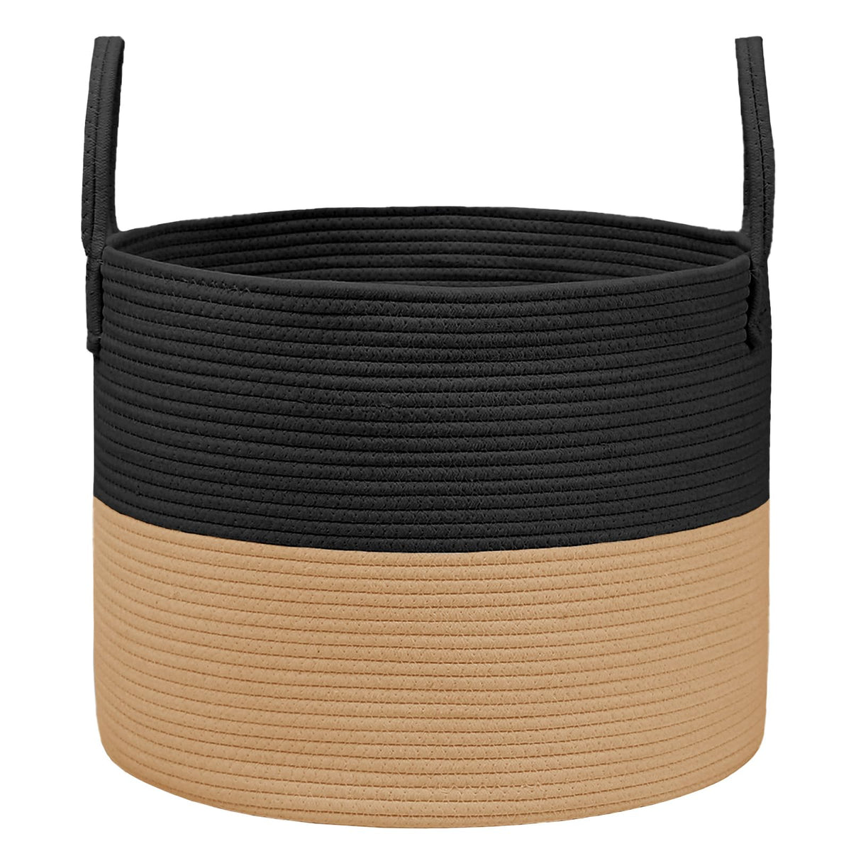115L Extra Large Machine Washable Cotton Rope Blanket Basket
