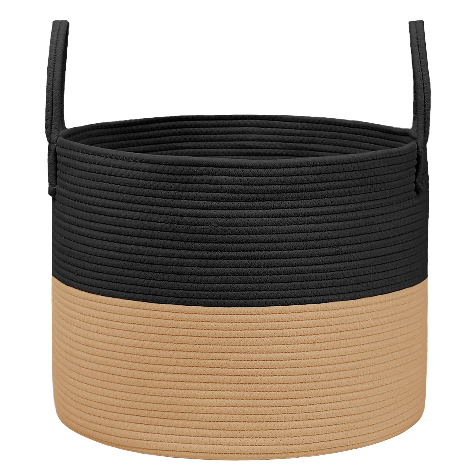 115L Extra Large Machine Washable Cotton Rope Blanket Basket