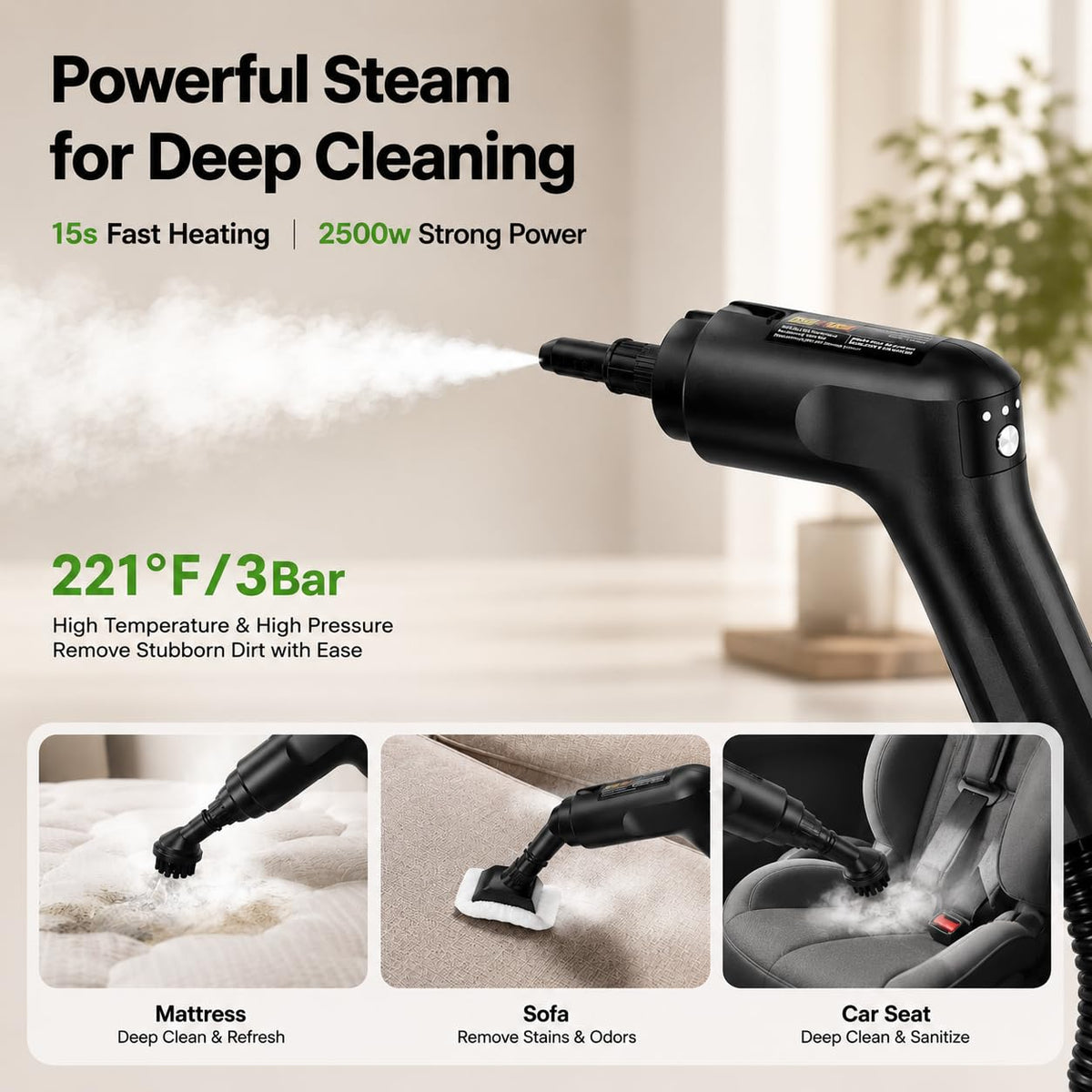 Handheld Steam Cleaner for Home