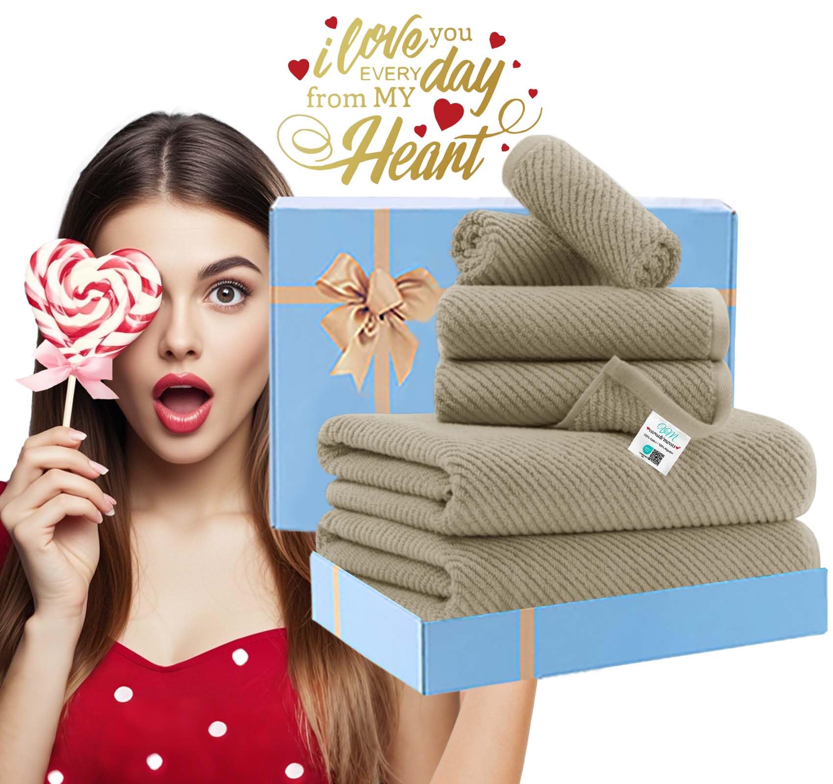 6PC Towel Set (6 Count)