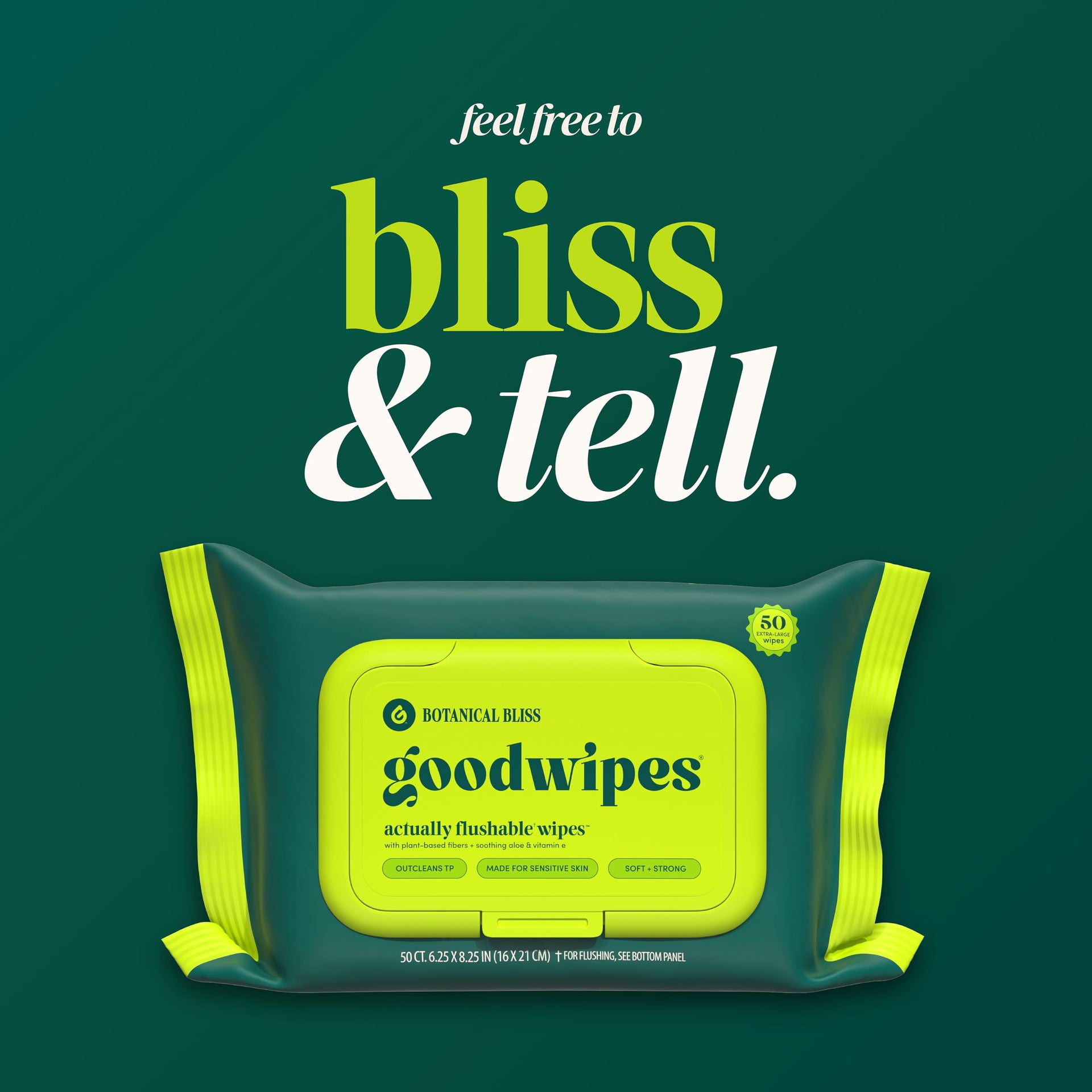 Flushable Wipes (150 Count)