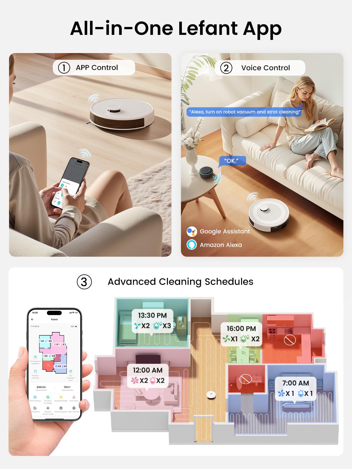 Robot Vacuum and Mop