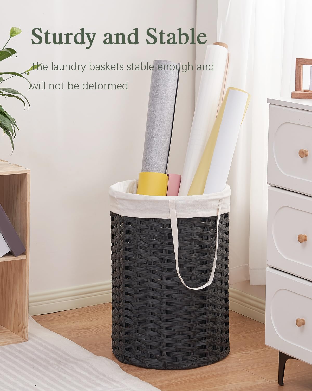 Laundry Hamper Laundry Basket Round 19.0 Gal