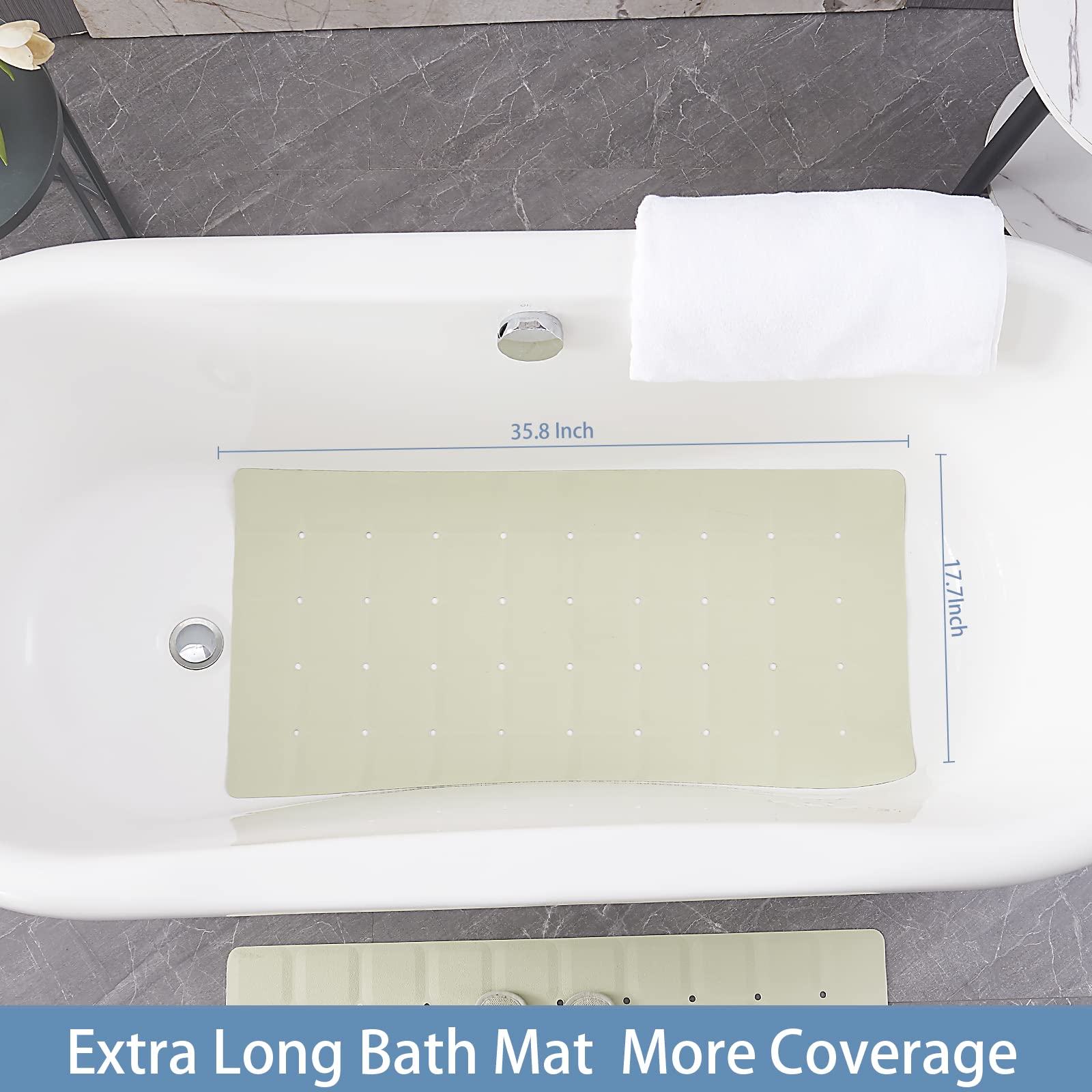 Foldable Silicone Bathtub Mat