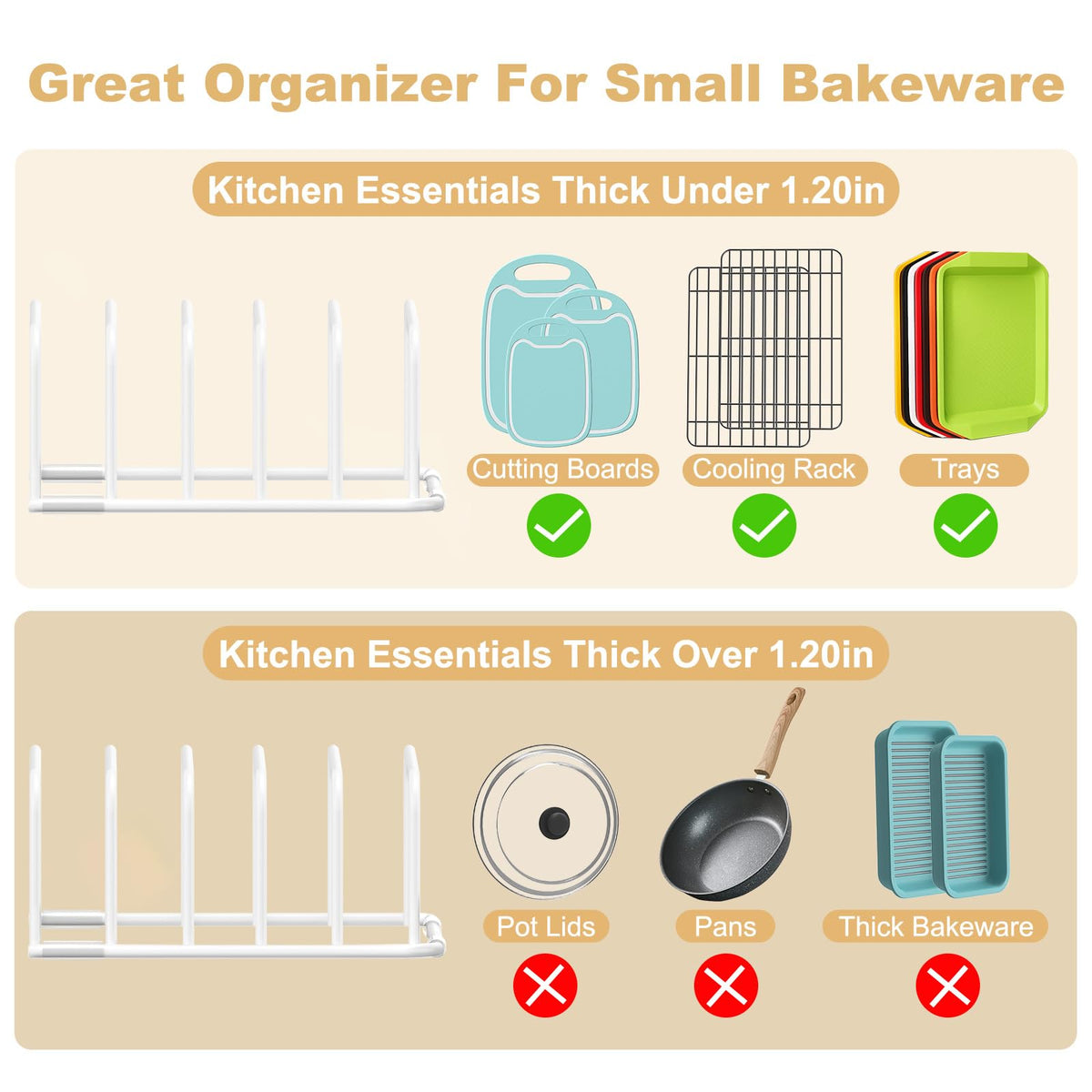 Cutting Board Organizer Storage