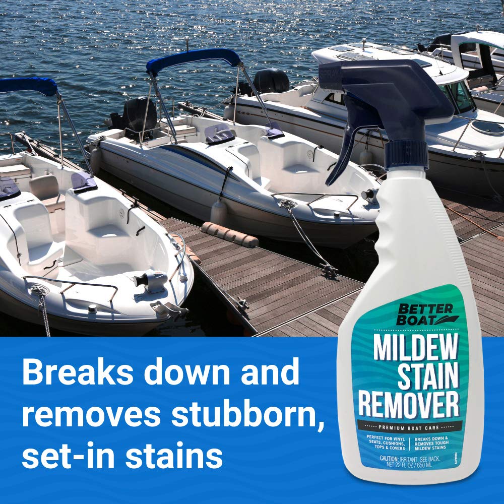 Mold and Mildew Stain Remover 22oz Spray for Fabric Vinyl Tile Grout (22 Fl Oz)